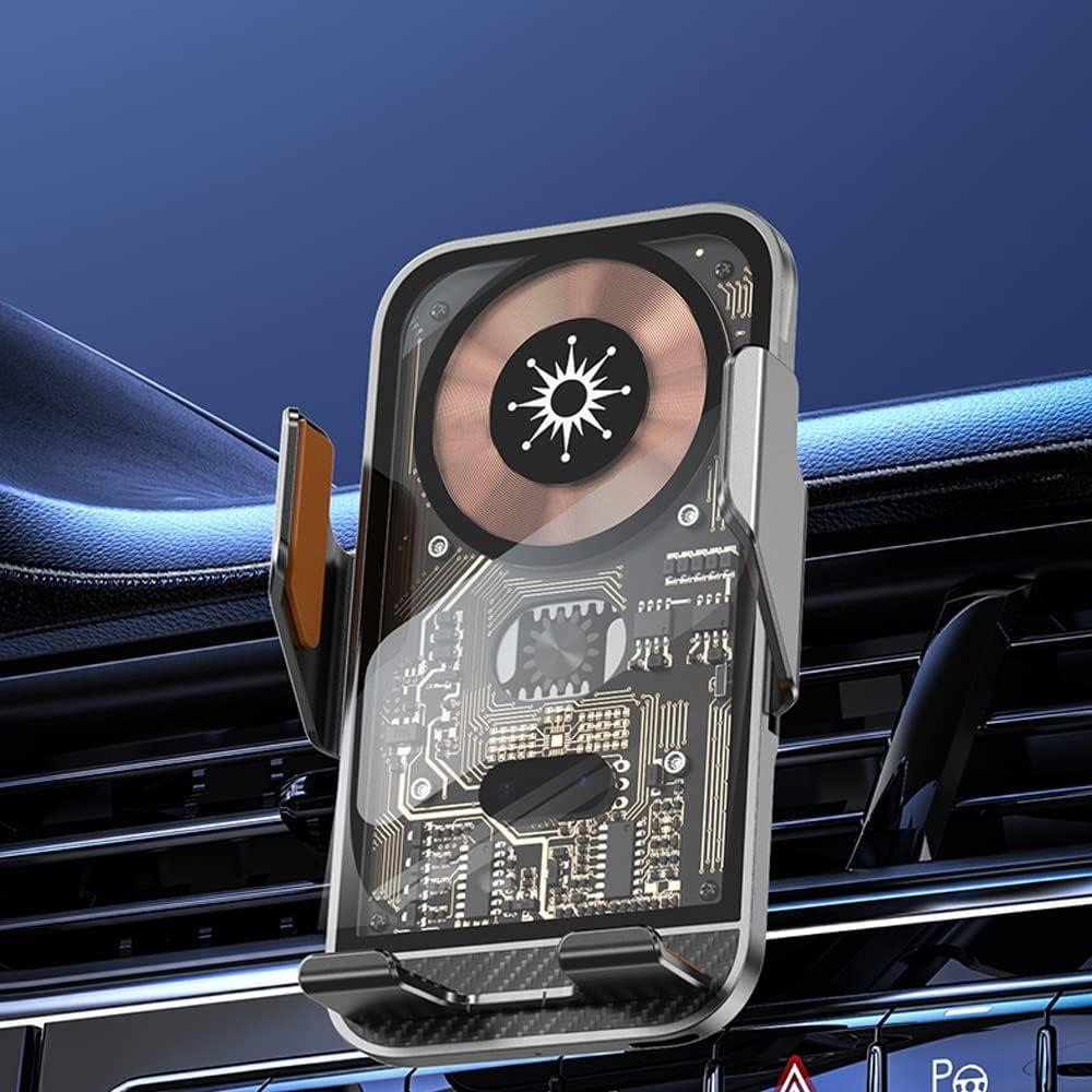 Soporte para Teléfono Móvil Cargador Inalámbrico Mulcort Gris