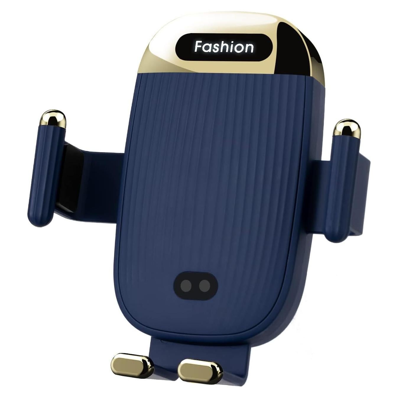 Soporte Cargador Inalámbrico Auto Aendern 15W Qi Azul