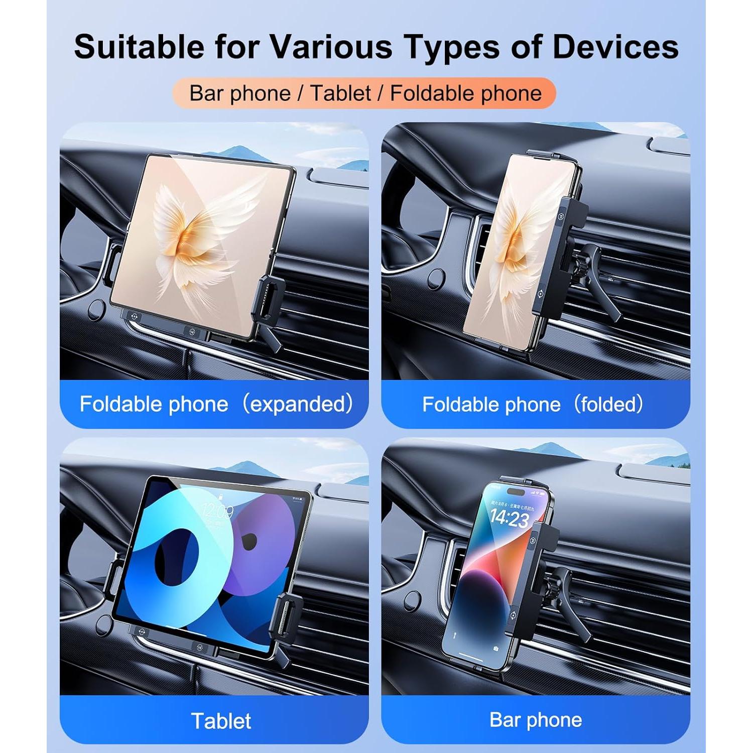 Soporte de Carga Inalámbrica DICMKY para Automóvil - 15W