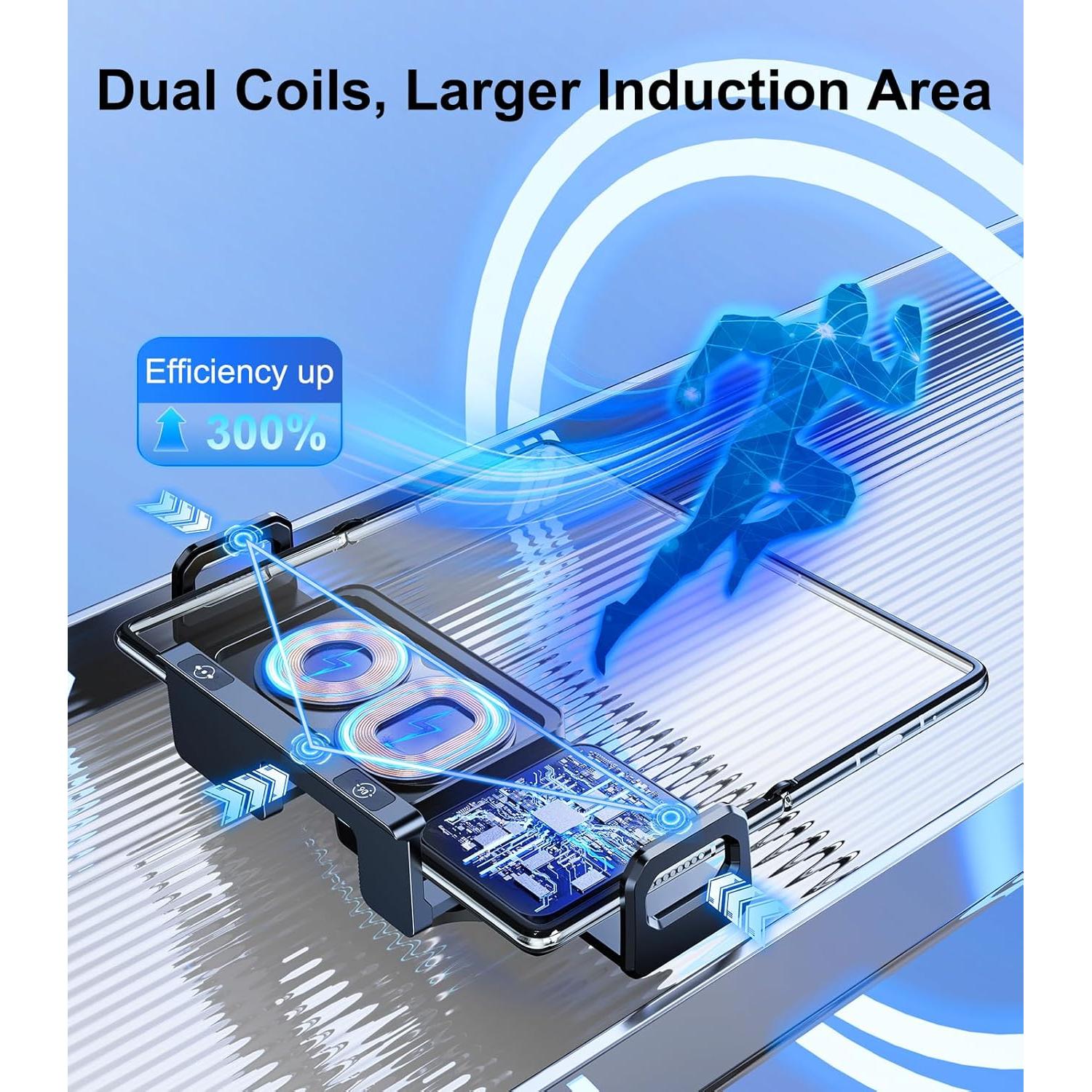 Soporte de Carga Inalámbrica DICMKY para Automóvil - 15W