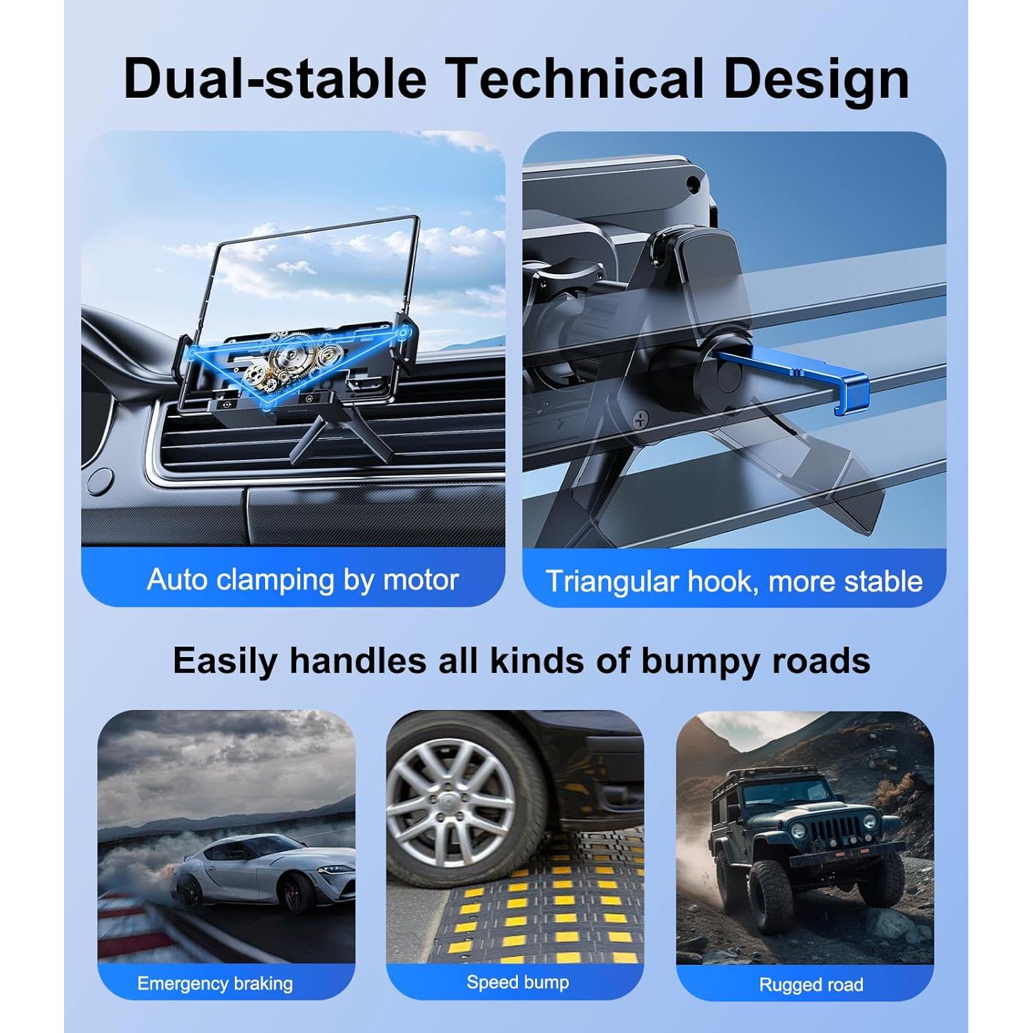 Soporte de Carga Inalámbrica DICMKY para Automóvil - 15W
