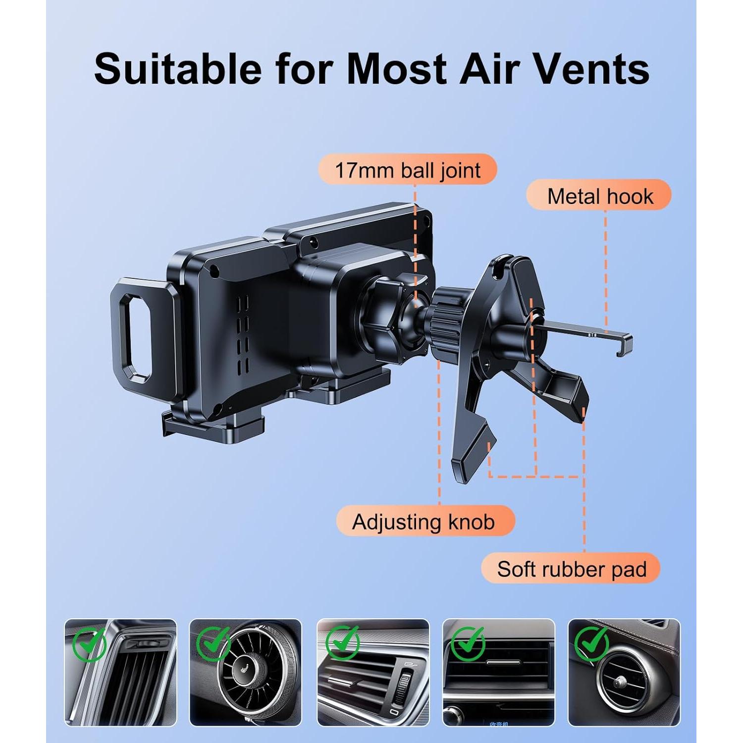 Soporte de Carga Inalámbrica DICMKY para Automóvil - 15W