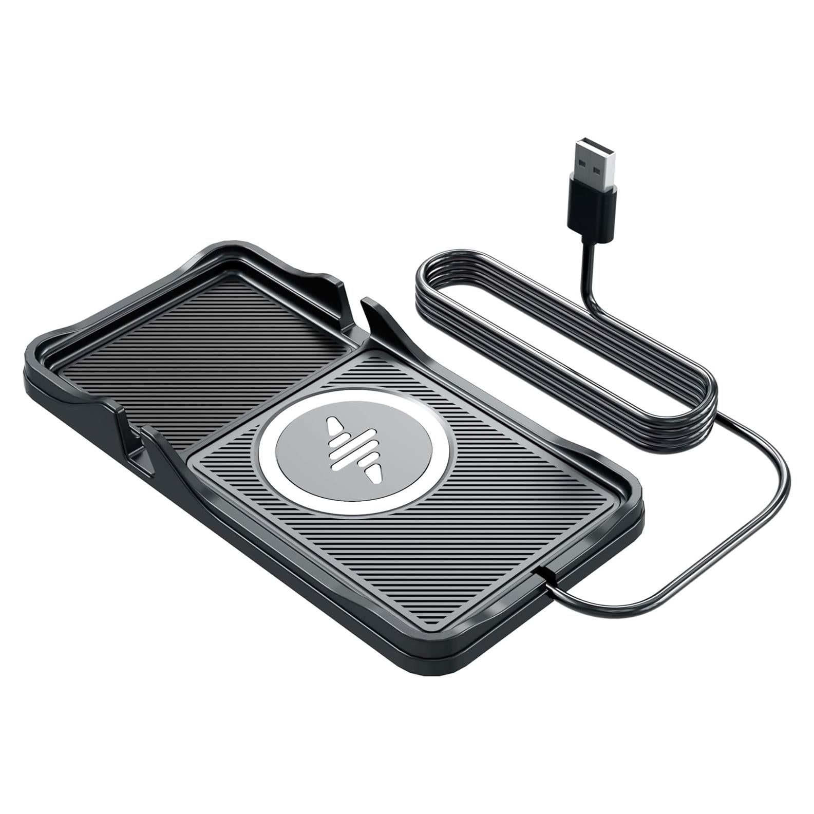 Base de Carga Inalámbrica para Auto LANSEMKU 15W Soporte Qi