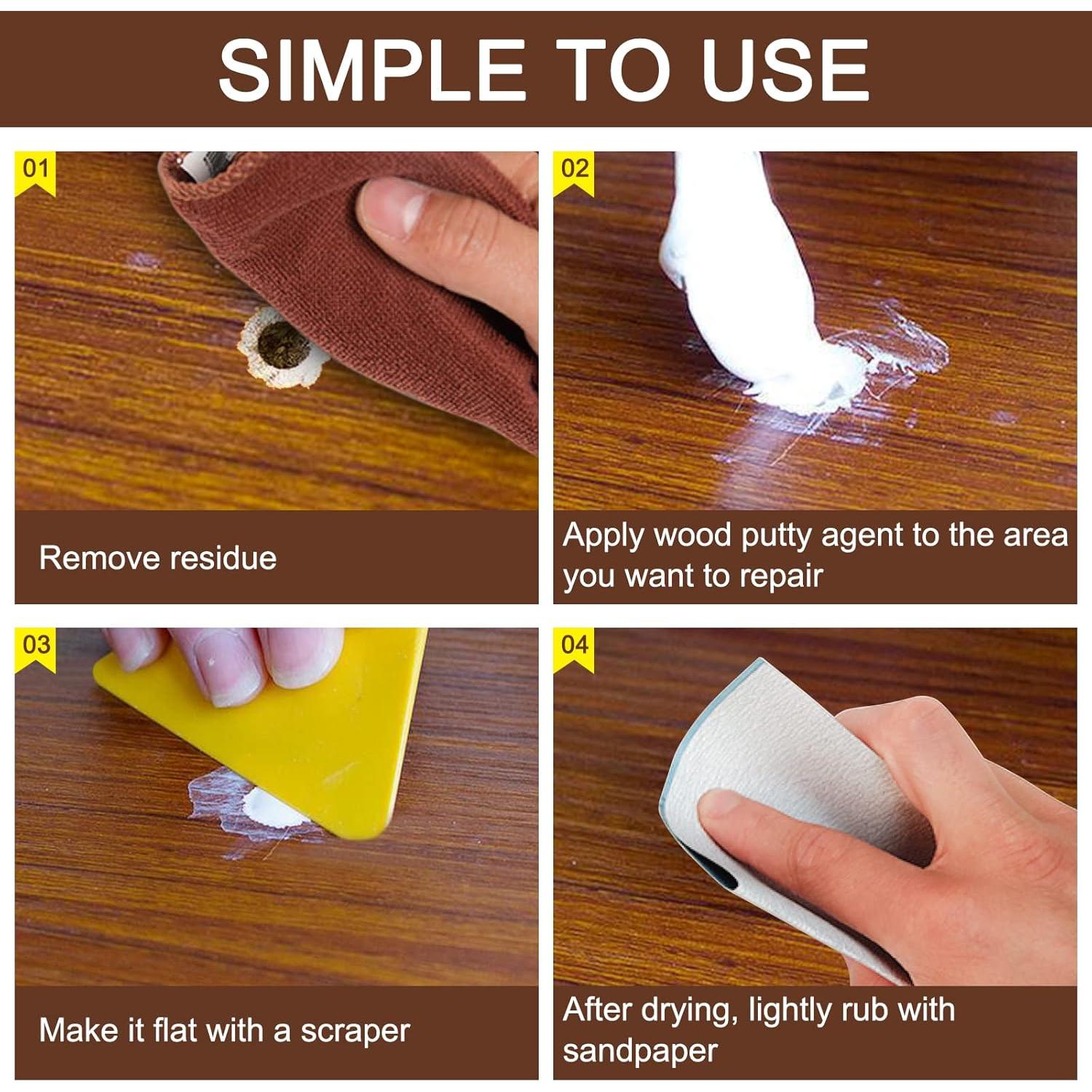 Masilla de Madera SEISSO 200g Blanca a Base de Agua