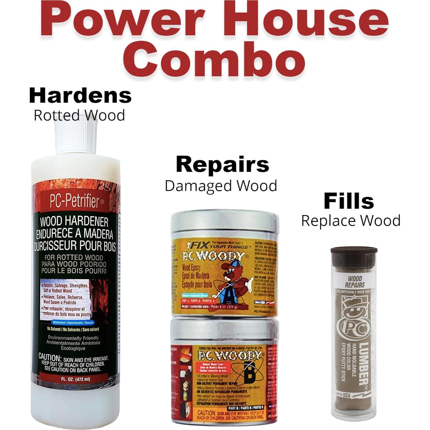 Kit de Reparación de Madera PC Products 84113, 28 g Epóxico