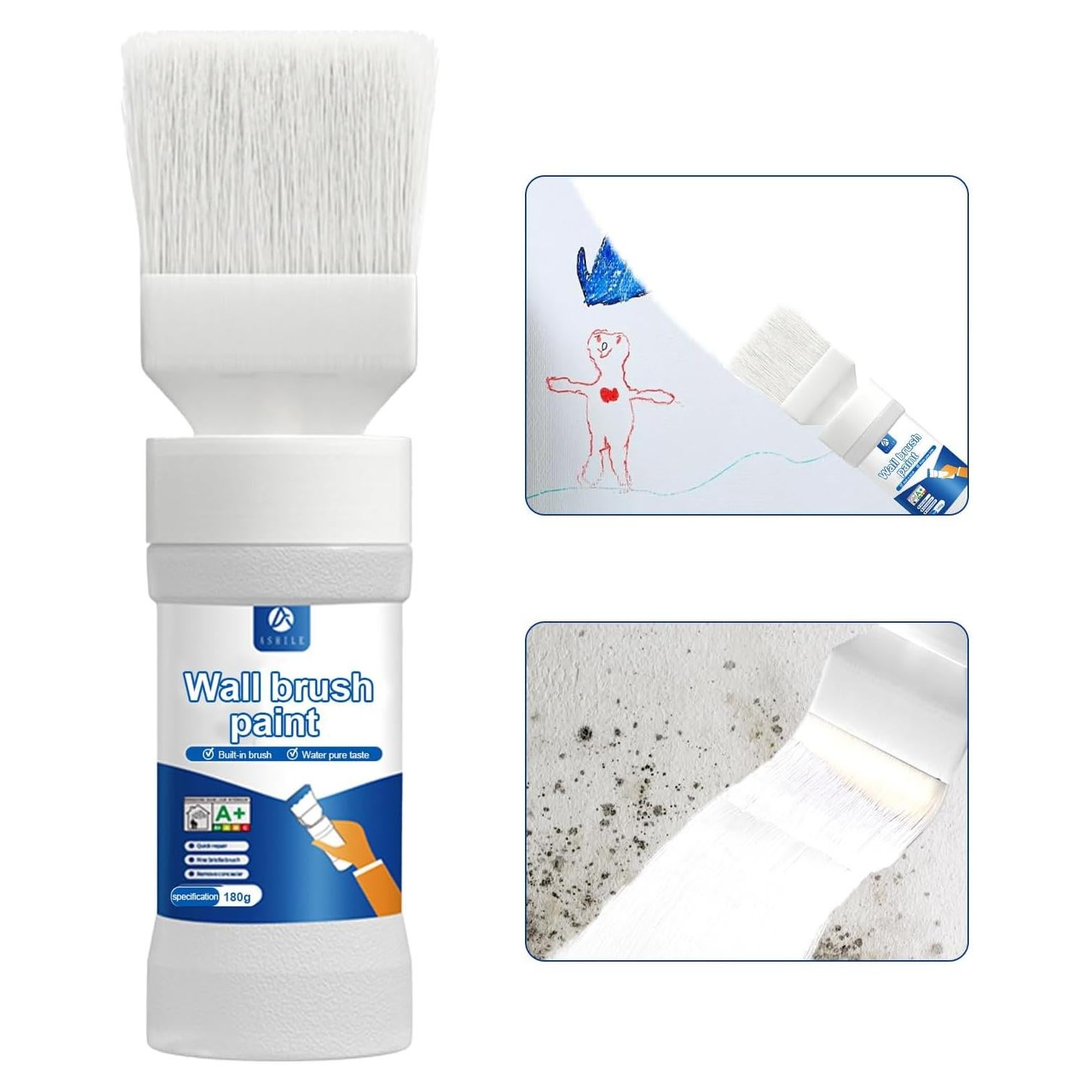 Pintura Blanca Mate Anirun 6.35 Oz Kit Reparación Yeso