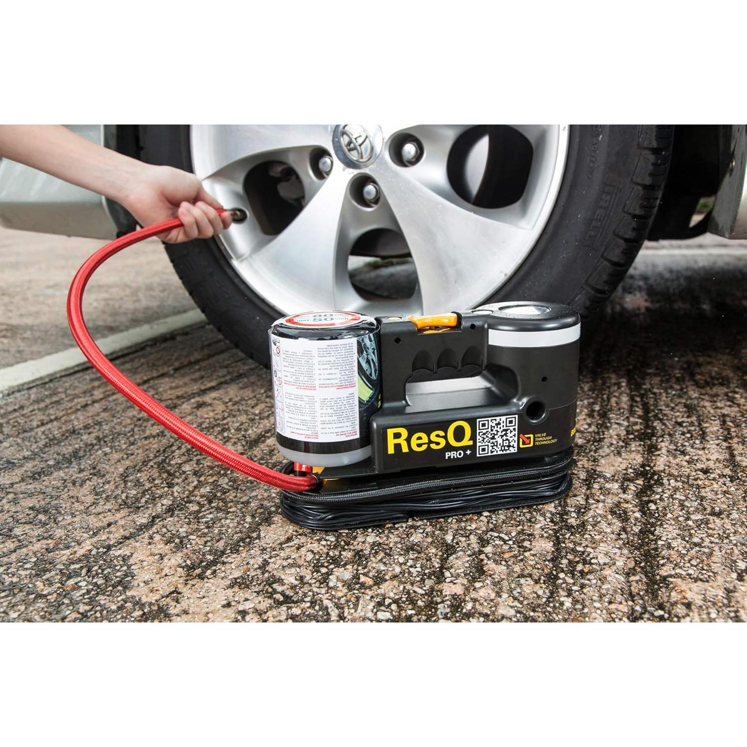 Kit de Reparación de Llantas AIRMAN ResQ Pro+ 12V con Luz LED