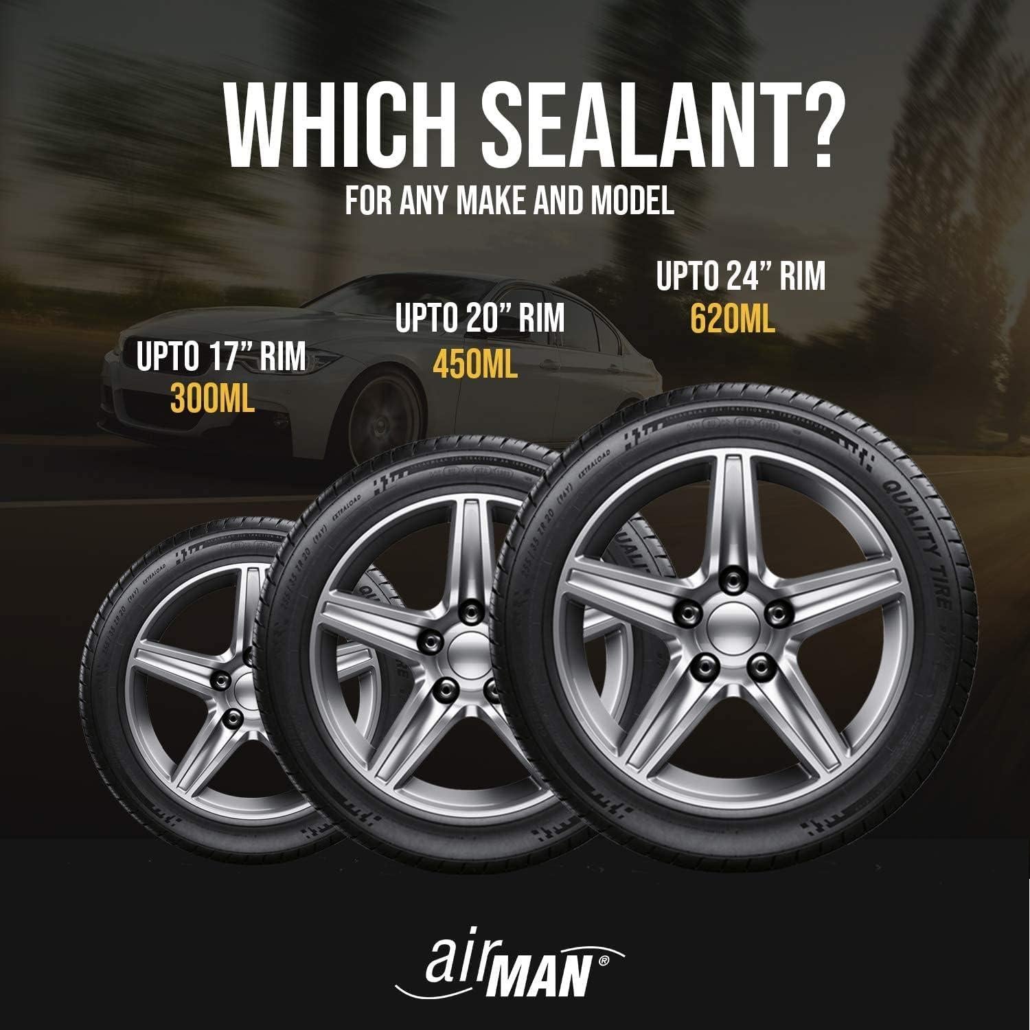 Kit de Reparación de Llantas AIRMAN ResQ Pro+ 12V con Luz LED