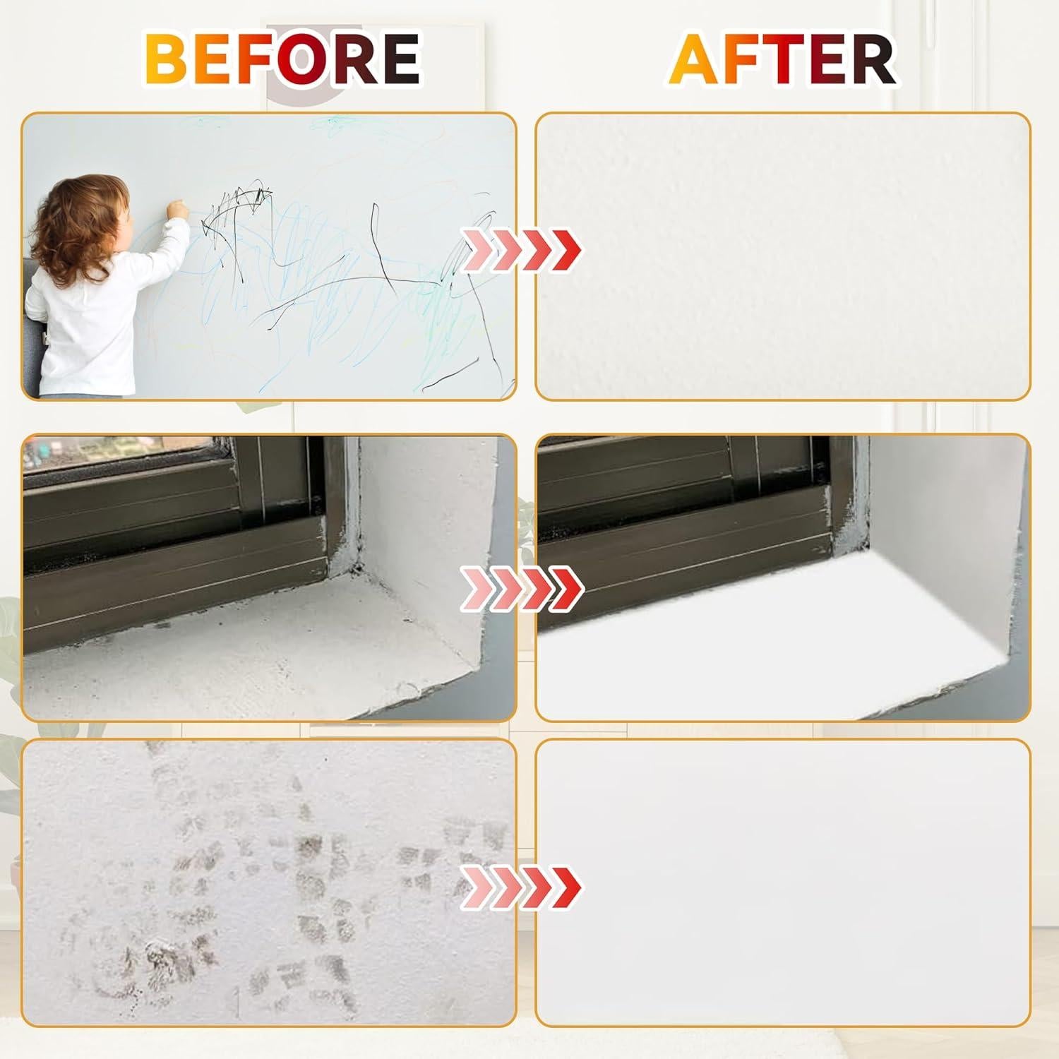 Kit de Pintura Blanca para Pared Clennaner - Listo para Usar