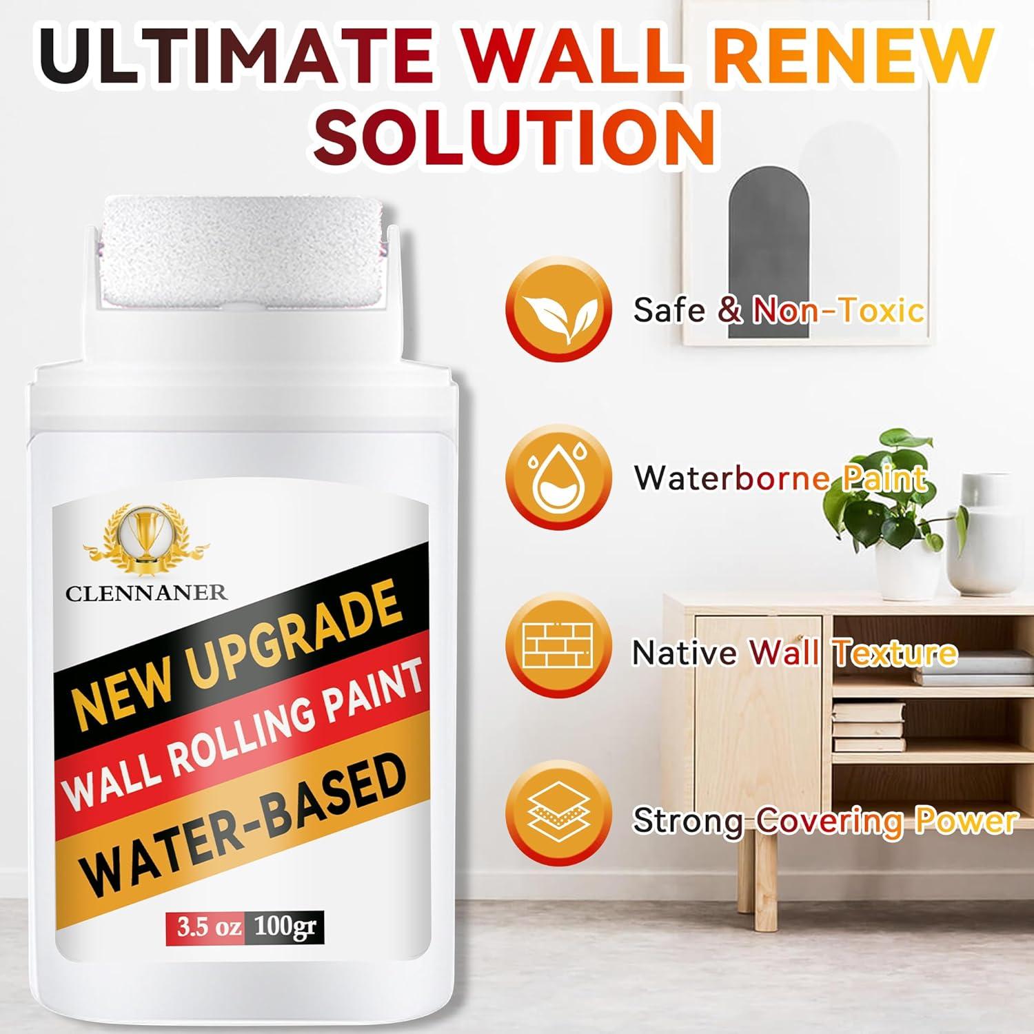 Kit de Pintura Blanca para Pared Clennaner - Listo para Usar