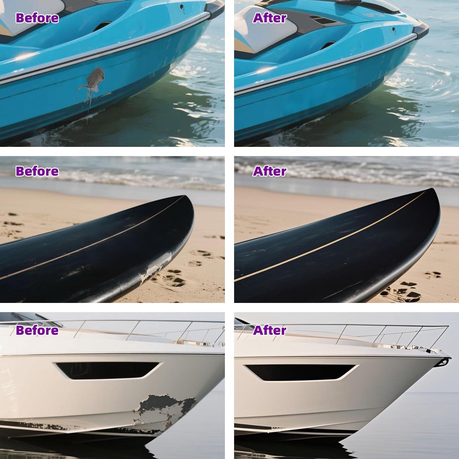 Kit de Reparación de Fibra de Vidrio Marino IJSTGU 0.21kg