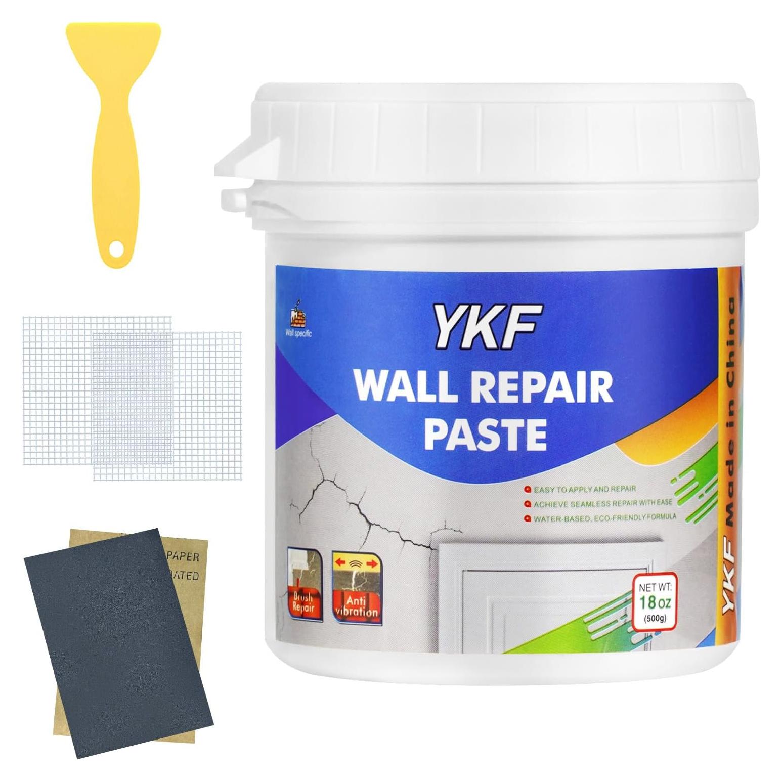 Kit de Reparación de Pared YKF 18 Oz con Parche y Raspador