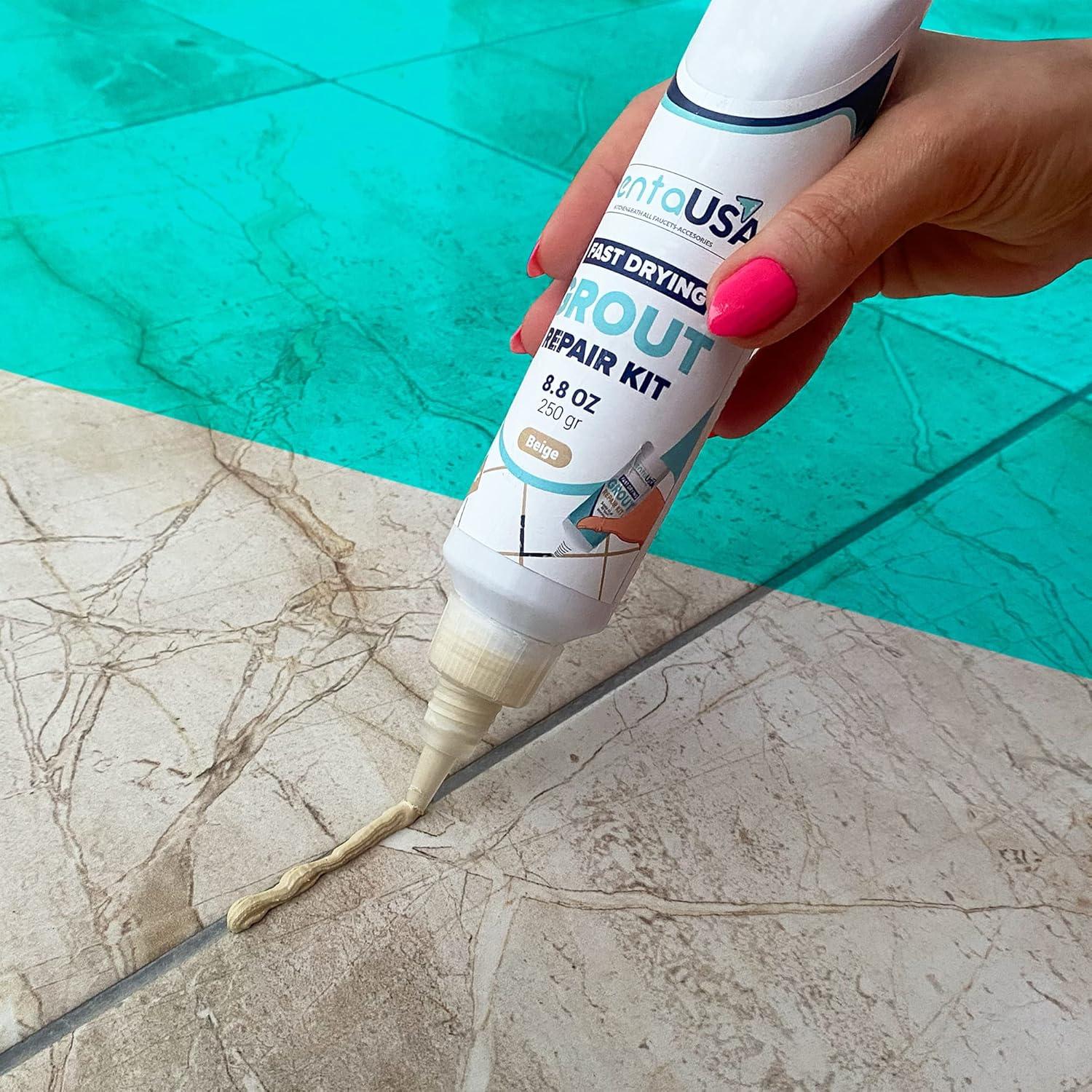 Kit de Reparación de Lechada PentaUSA Beige 250g - Secado Rápido