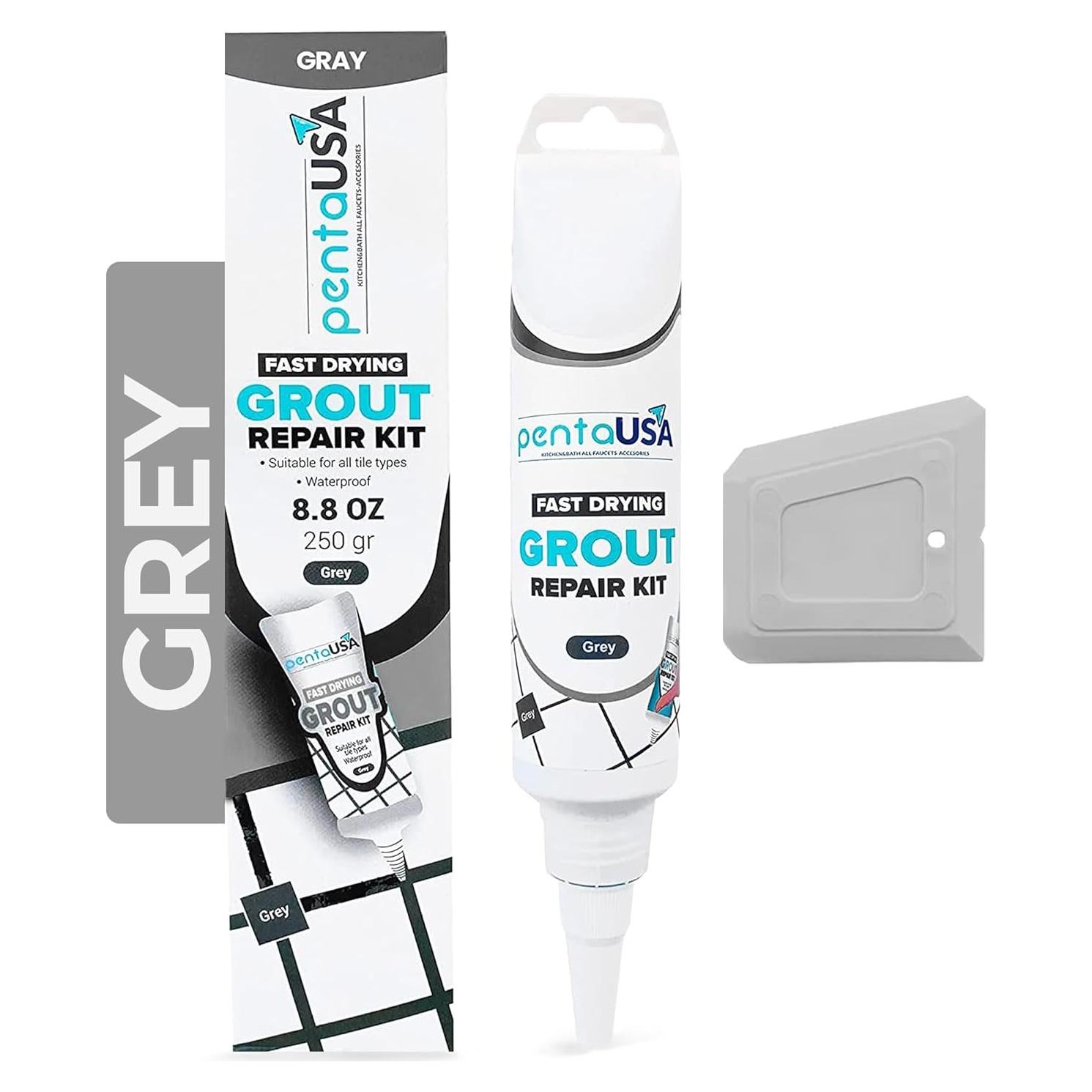 Kit de Reparación de Lechada PentaUSA - Gris 250g, Secado Rápido