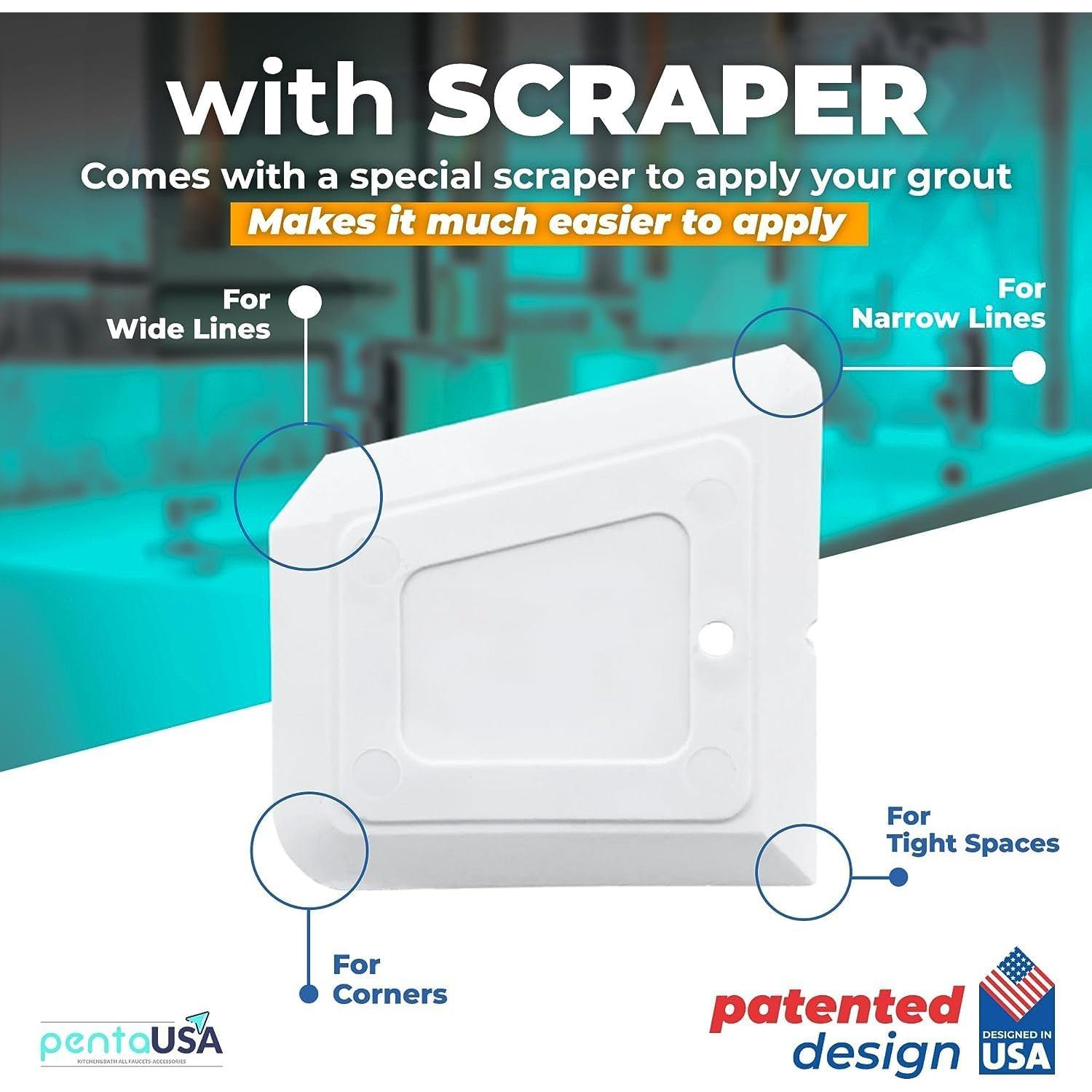 Kit de Reparación de Lechada PentaUSA - Gris 250g, Secado Rápido