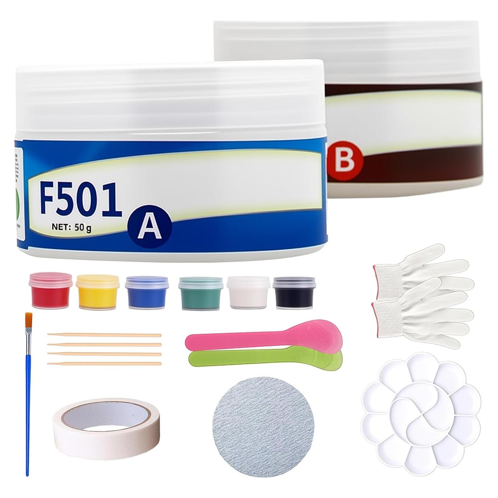 Kit de Reparación de Fibra de Vidrio Krbnk KB-XBG 100g