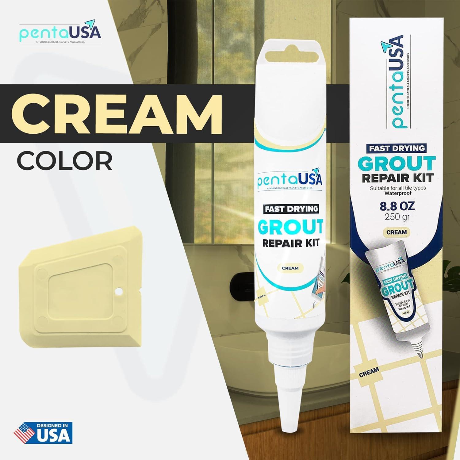 Kit de Reparación de Lechada PentaUSA Crema 250g - Secado Rápido