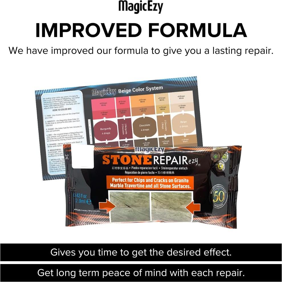 Kit de Reparación de Piedra MagicEzy Stone RepairEzy Beige