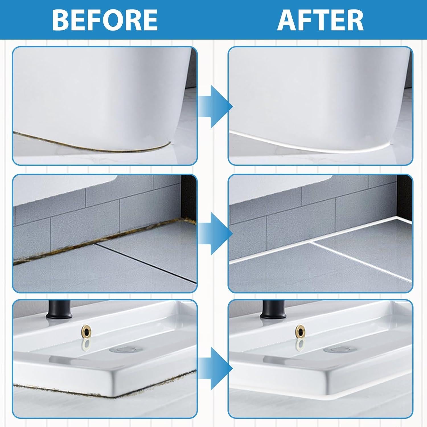 Kit de Reparación de Lechada Clennaner 200g Blanco - 2 Tubos