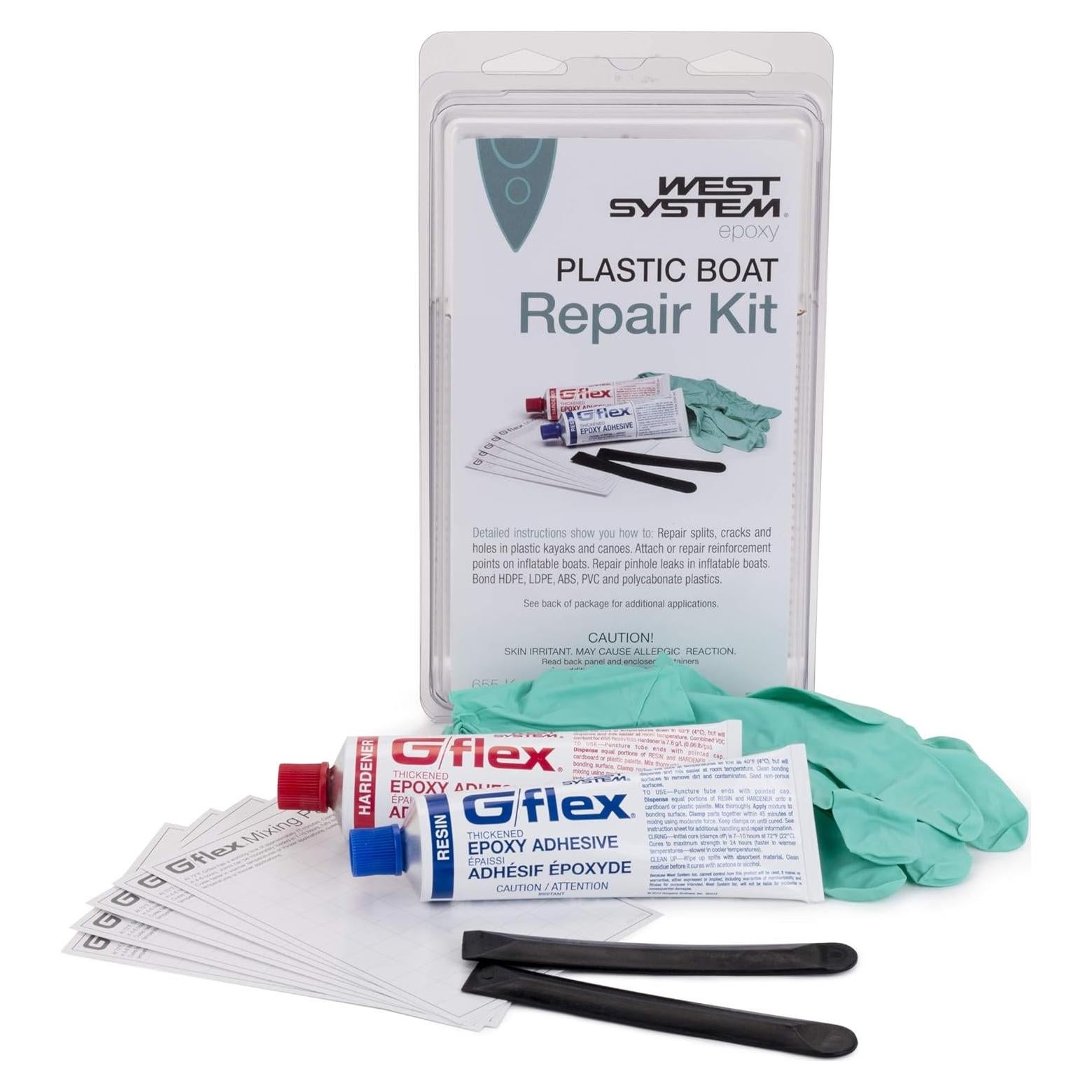 Kit de Reparación de Barcos de Plástico West System 655-K - Epoxi G/flex
