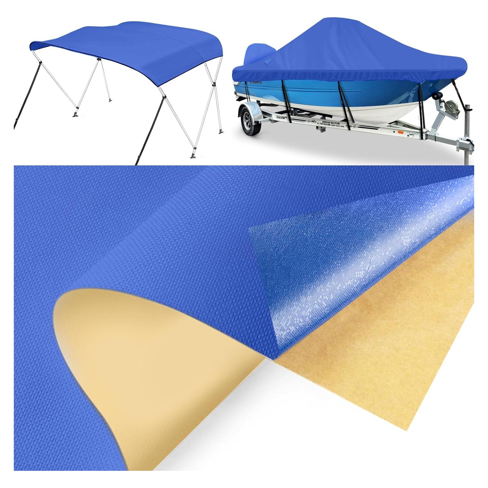 Kit de Reparación de Cubiertas de Barco BOATPRO 2 Pcs 38x13cm Azul