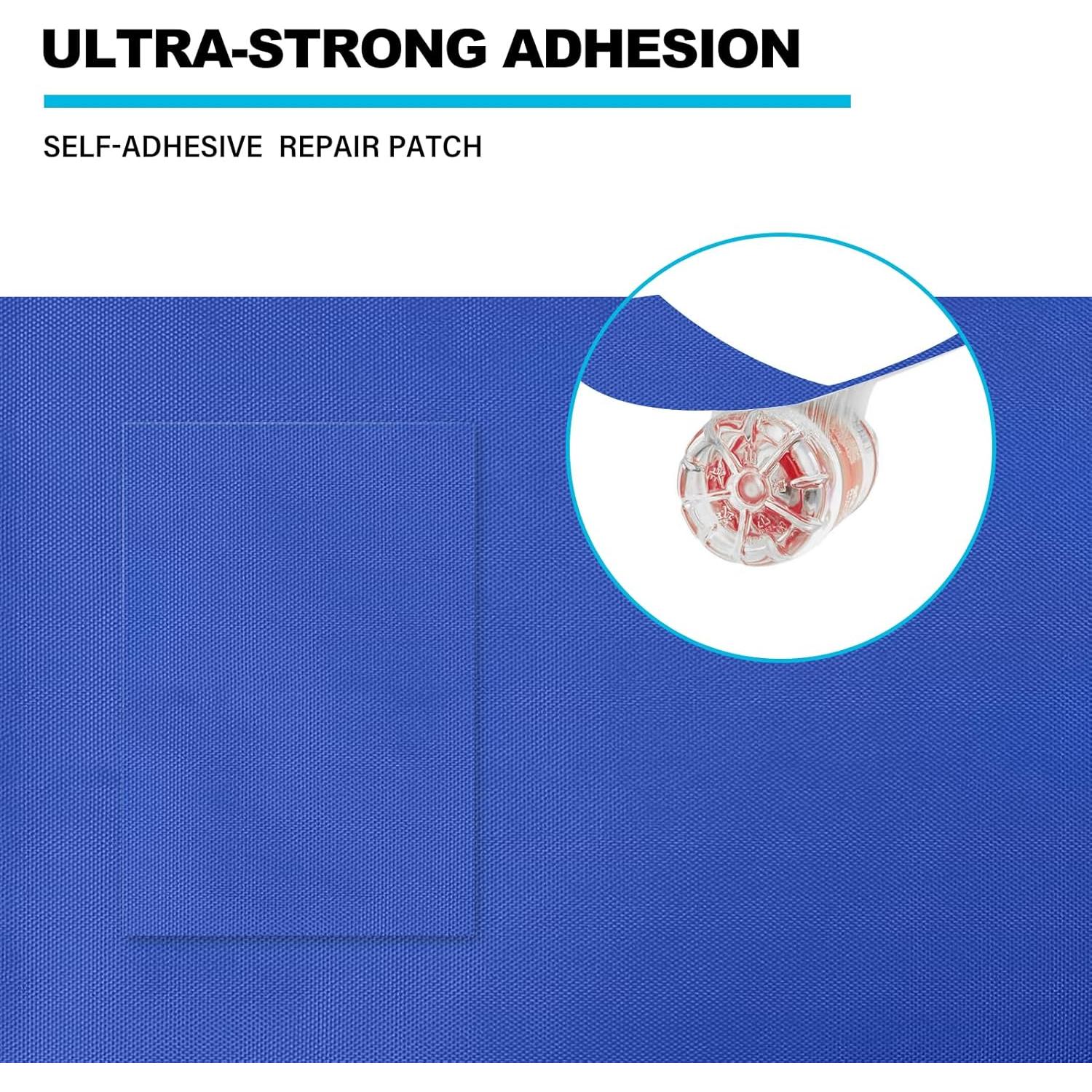 Kit de Reparación de Cubiertas de Barco BOATPRO 2 Pcs 38x13cm Azul
