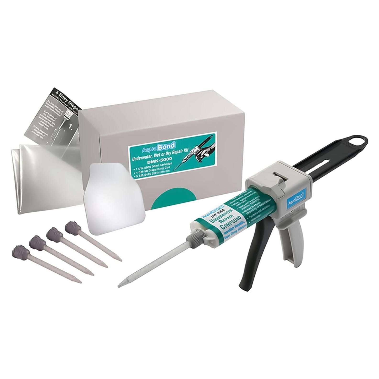 Kit de Reparación Subacuática AQUABOND 50ml - Epoxi Impermeable