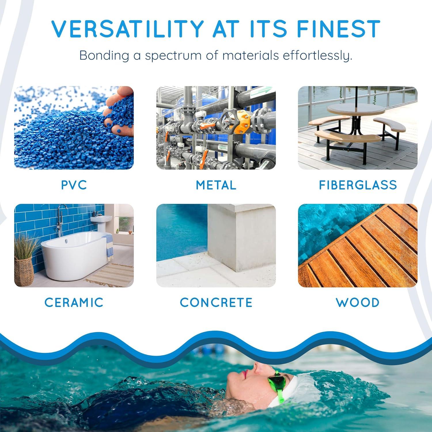 Kit de Reparación Subacuática AQUABOND 50ml - Epoxi Impermeable