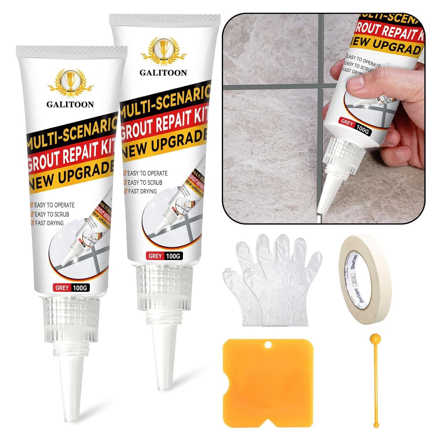 Kit de Reparación de Lechada Galitoon 200g Color Gris