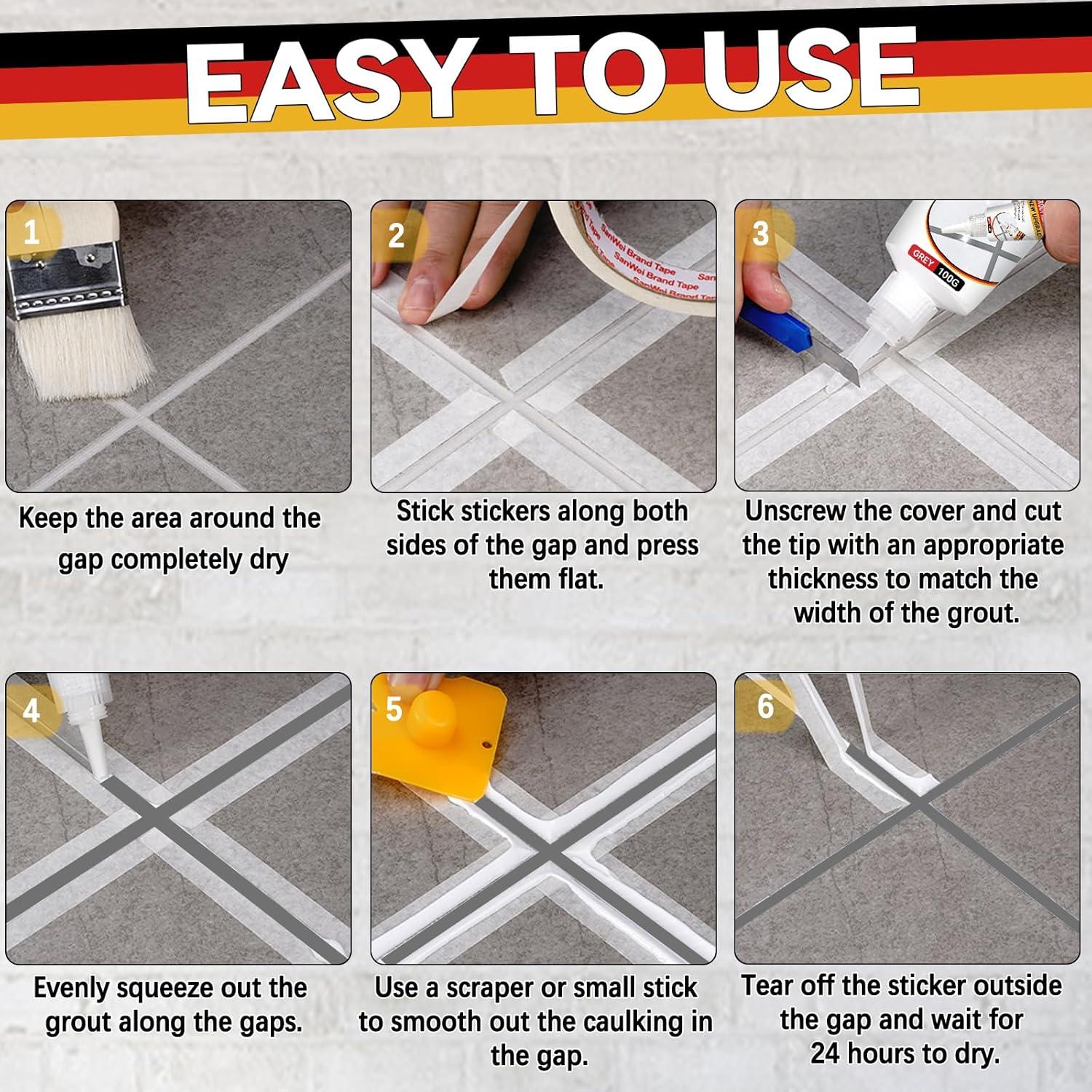 Kit de Reparación de Lechada Galitoon 200g Color Gris