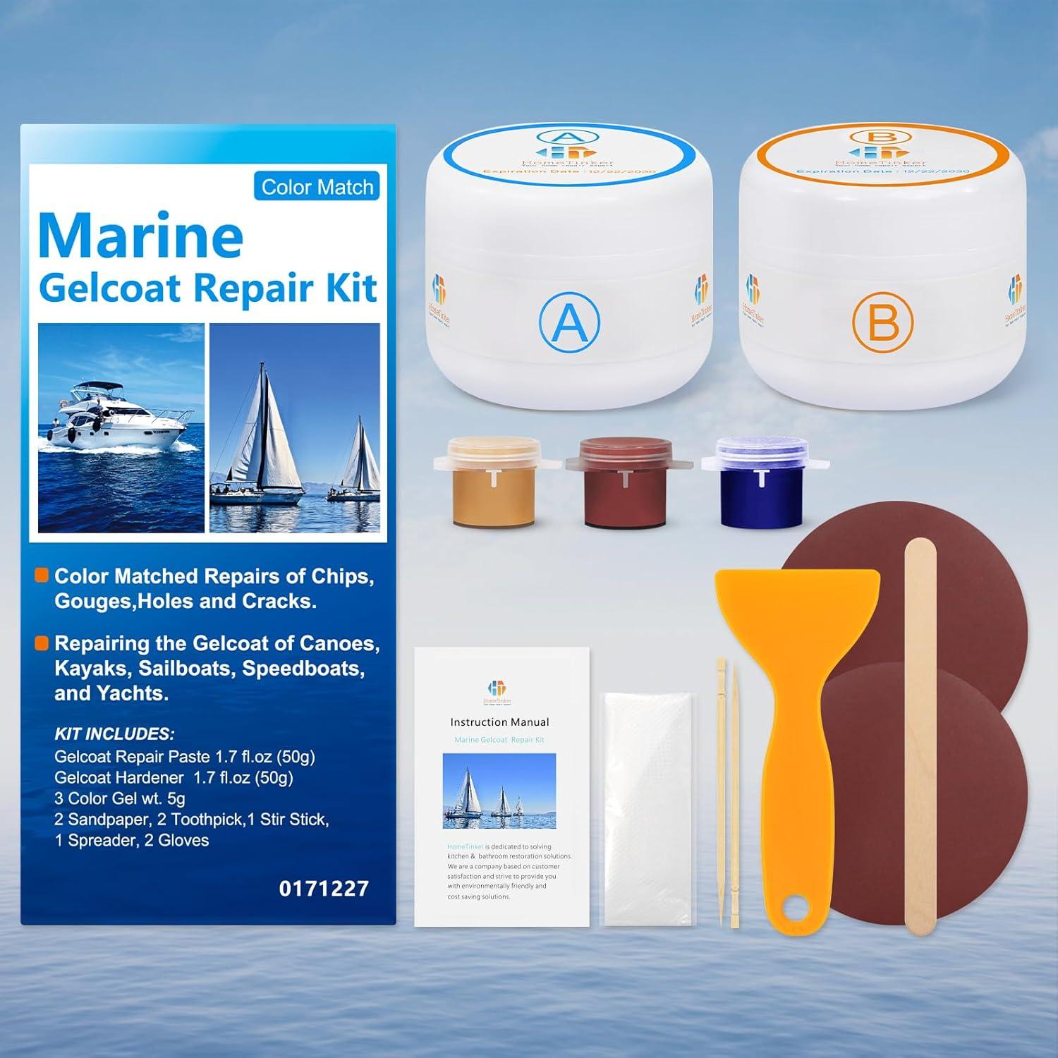 Kit de Reparación de Gel Coat HT HOMETINKER 0.21 kg