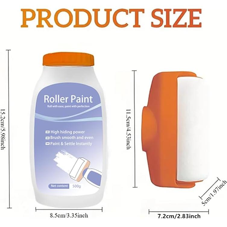 Pintura de Pared Blanca JAJADO 500g con Rodillo - Acabado Mate