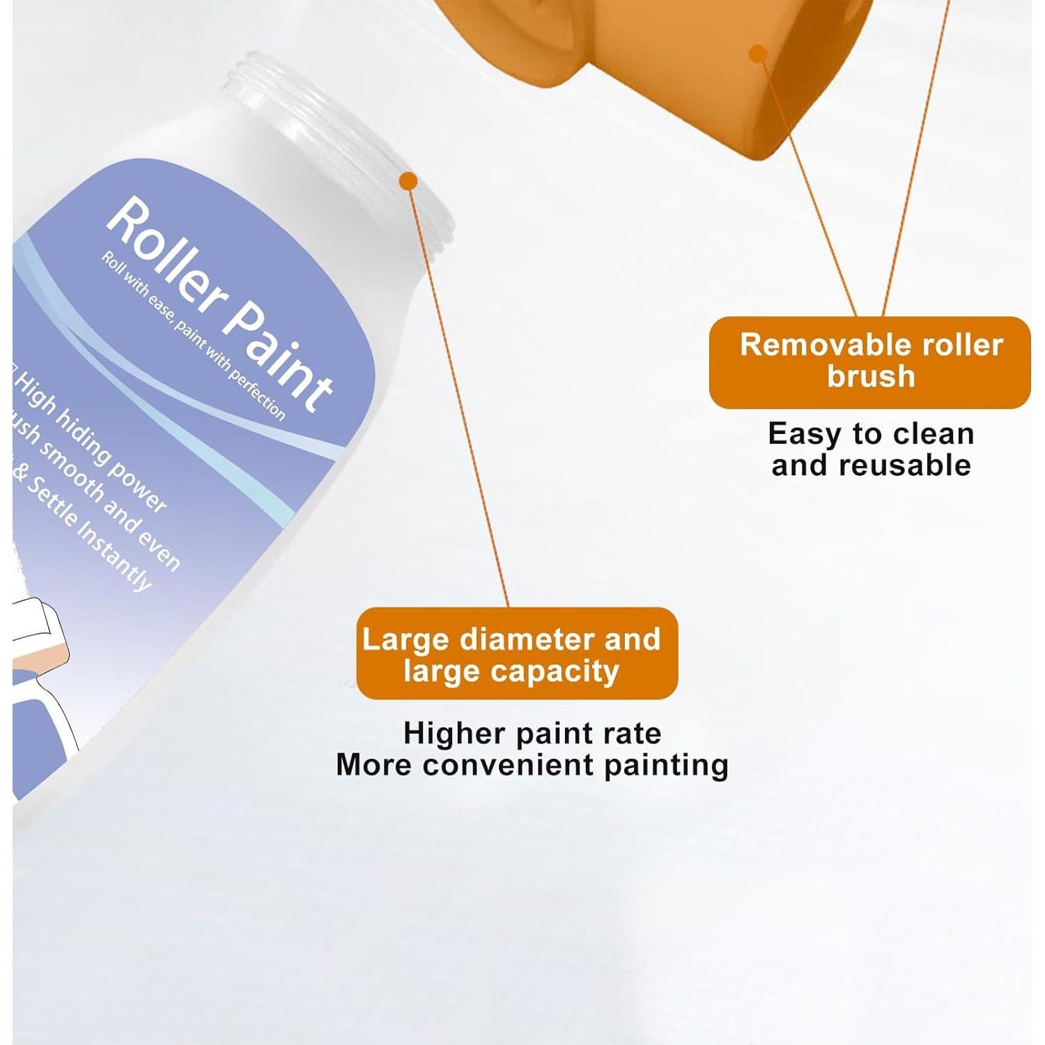 Pintura de Pared Blanca JAJADO 500g con Rodillo - Acabado Mate