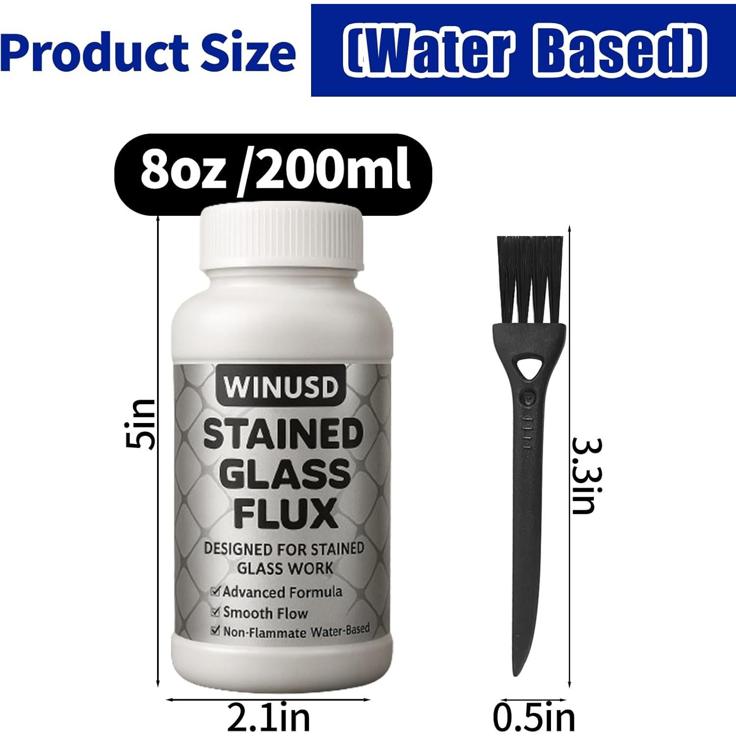 Flux Líquido para Soldadura de Vidrio WINUSD 200ml Multiusos