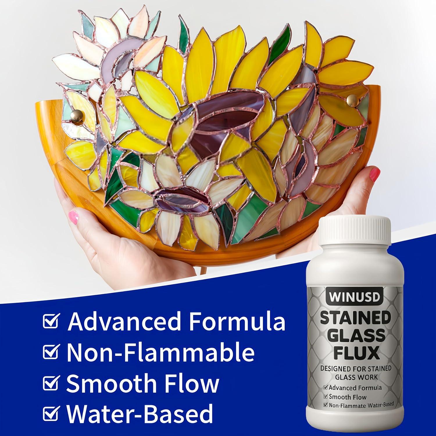 Flux Líquido para Soldadura de Vidrio WINUSD 200ml Multiusos