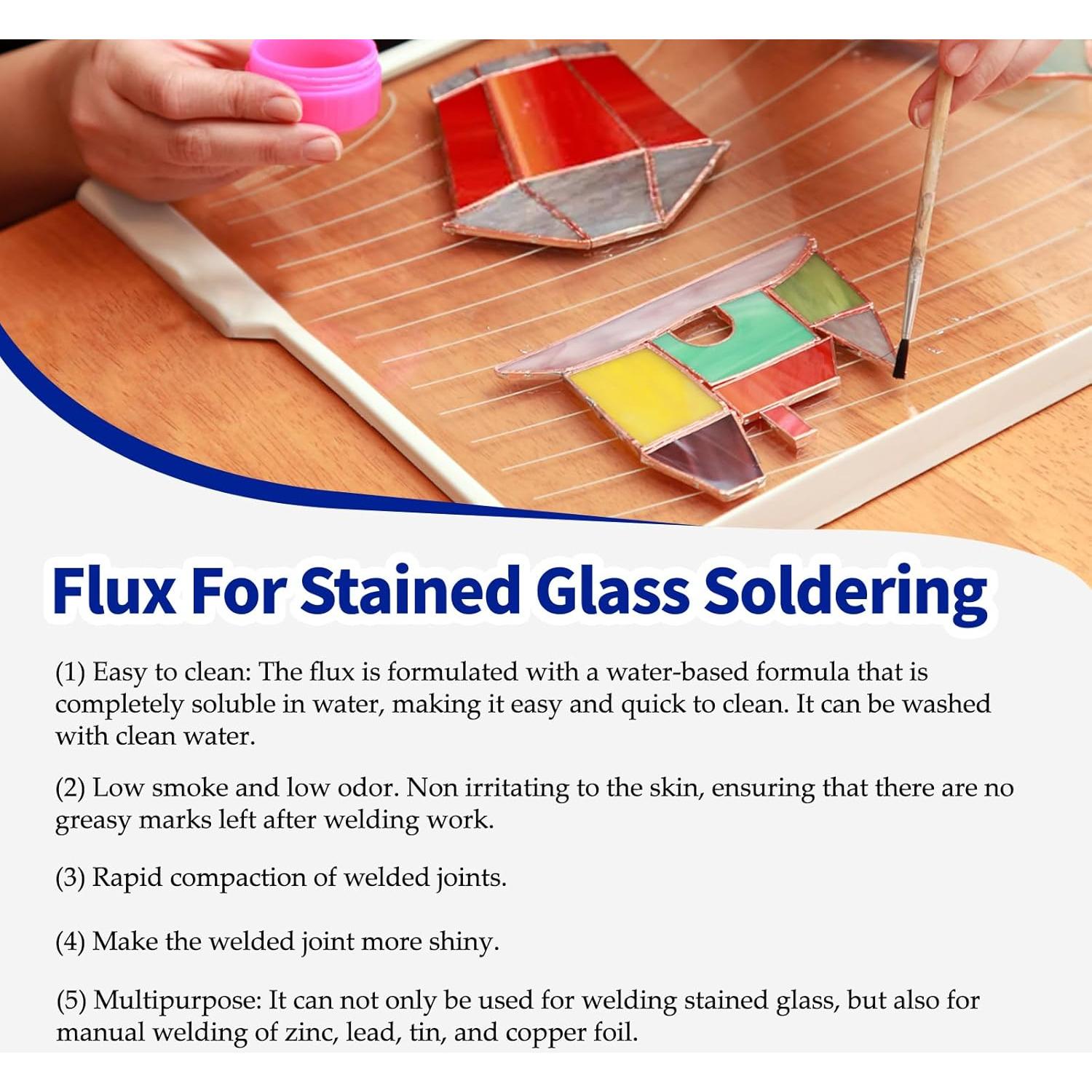 Flux Líquido para Soldadura de Vidrio WINUSD 200ml Multiusos