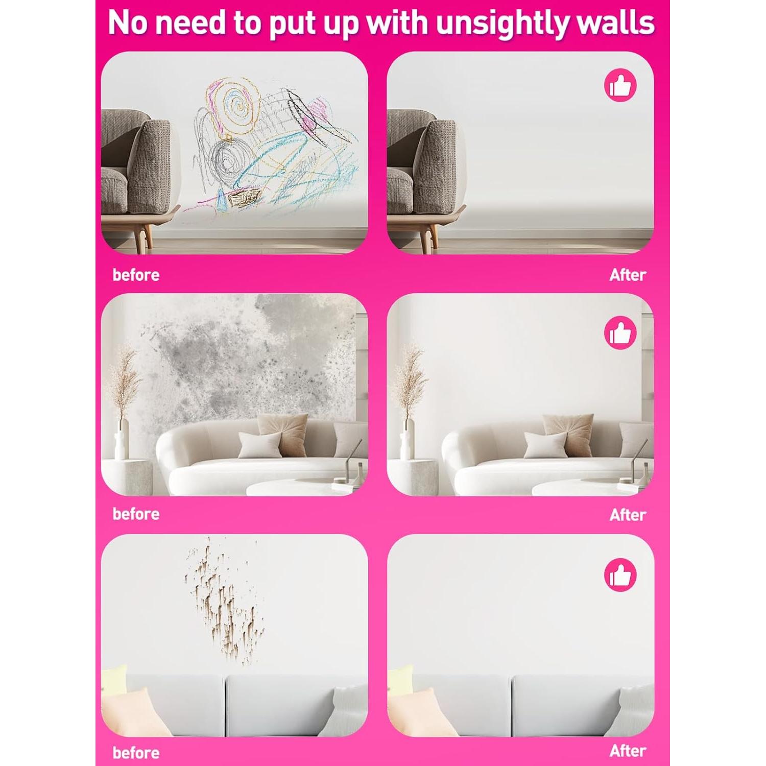 Pintura Blanca para Pared NEWALLENCE con Rodillo 2-en-1 158g