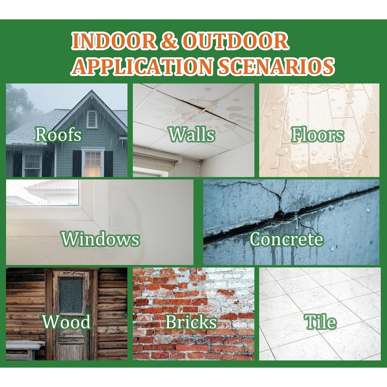Sellador Impermeable Vividye 70oz Transparente para Interiores y Exteriores