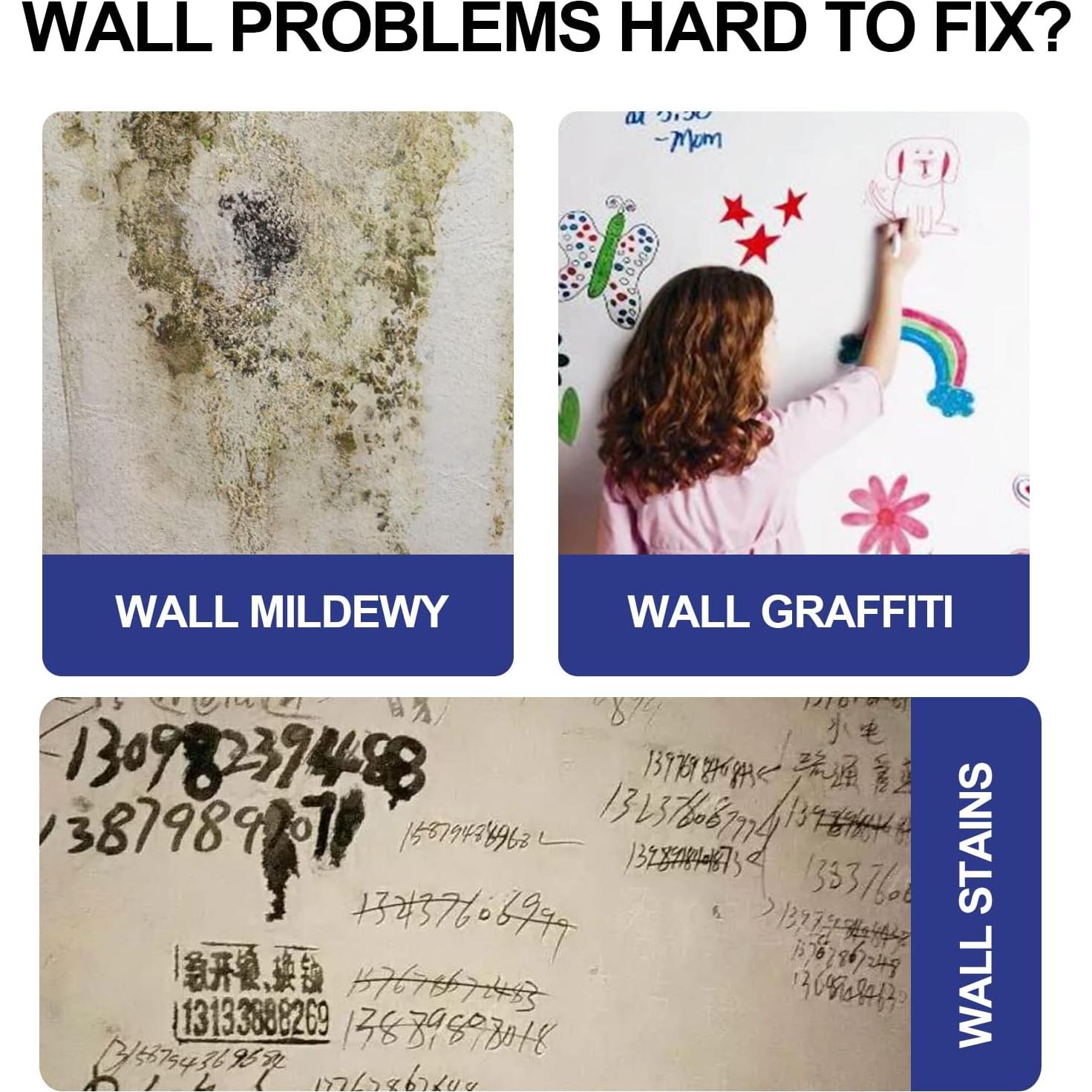 Kit de Reparación de Paredes con Rodillo Genérico 88.7 ml