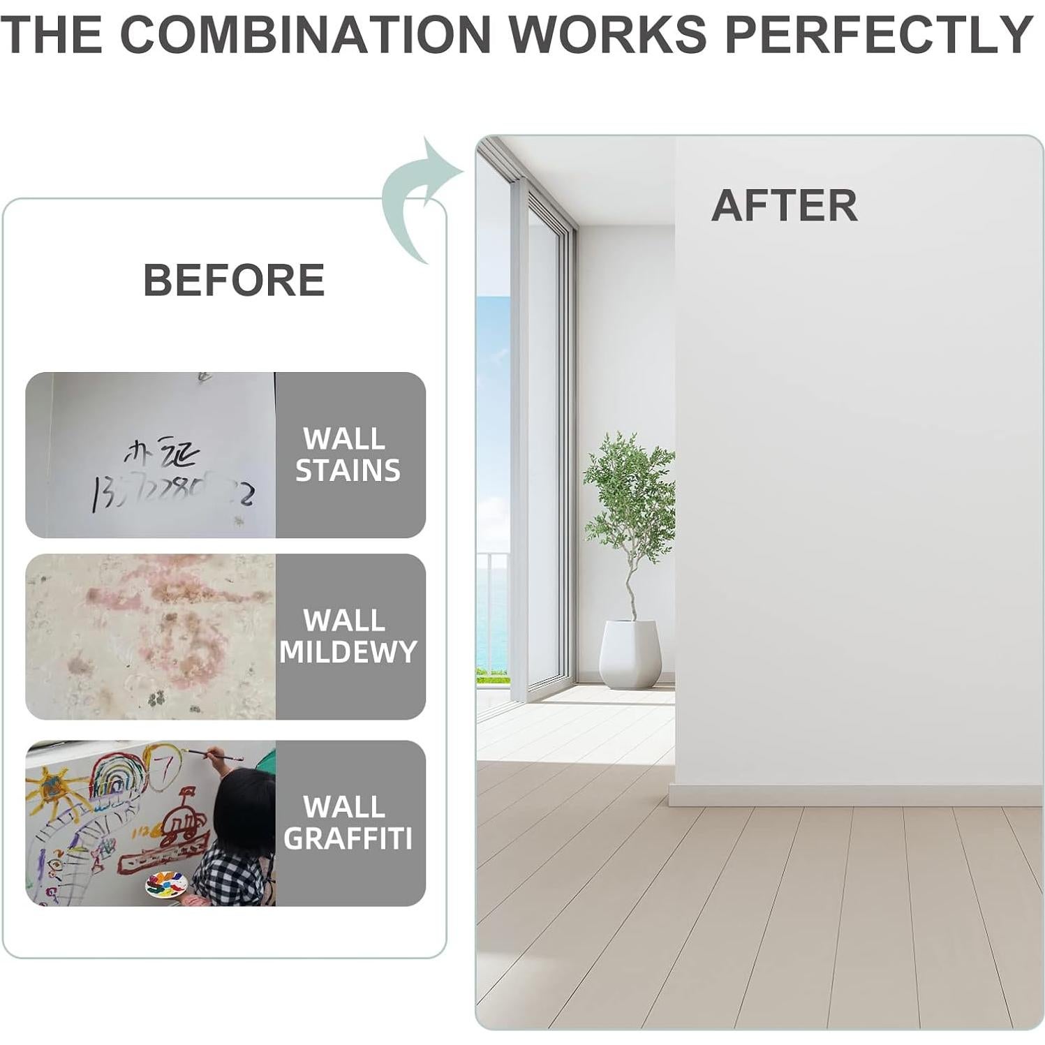 Kit de Reparación de Paredes con Rodillo Genérico 88.7 ml