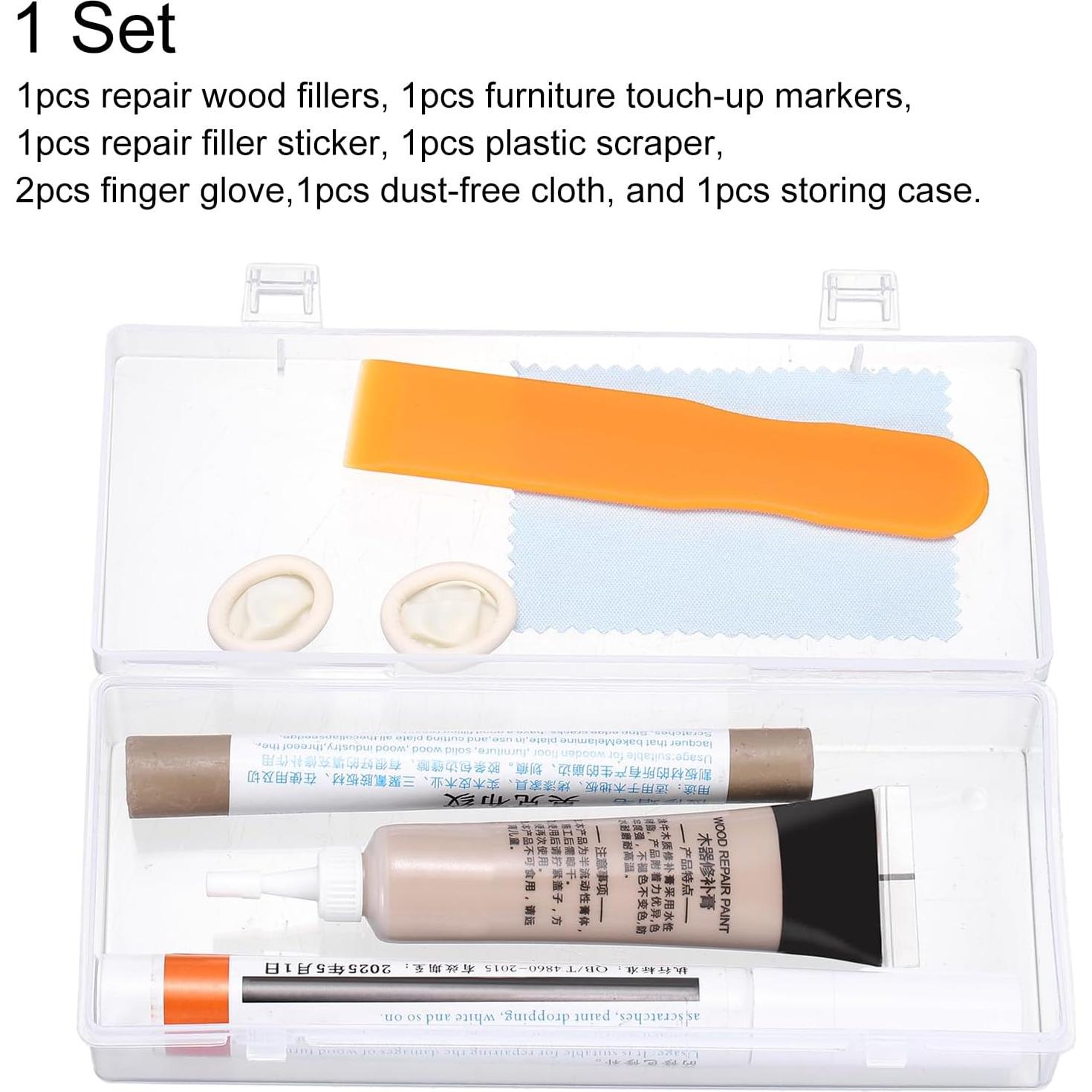 Kit de Reparación de Muebles de Madera Harfington - Verde Marrón