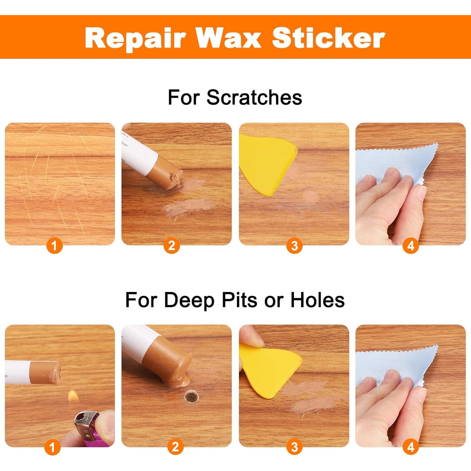 Kit de Reparación de Muebles de Madera Harfington - Verde Marrón