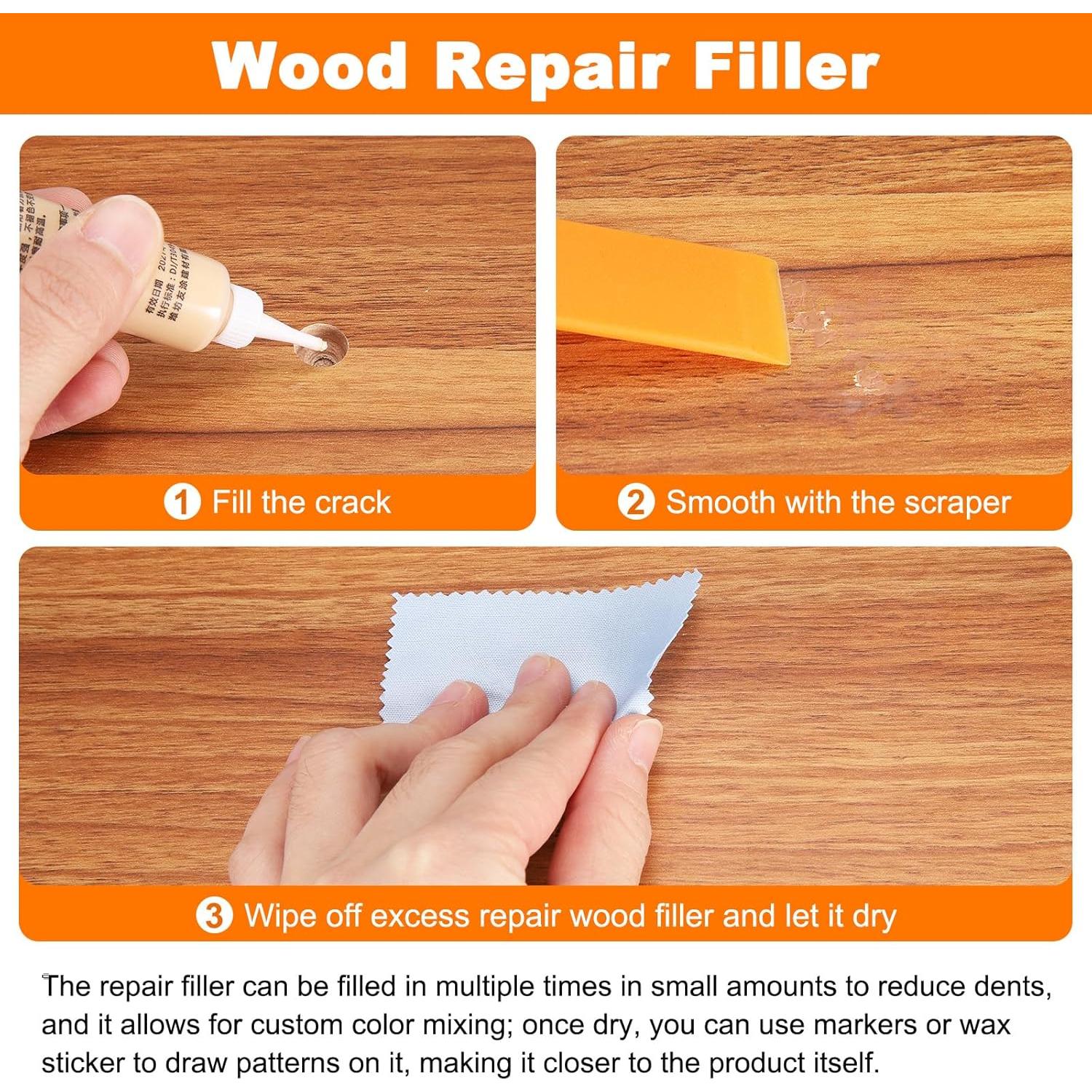 Kit de Reparación de Muebles de Madera Harfington - Verde Marrón