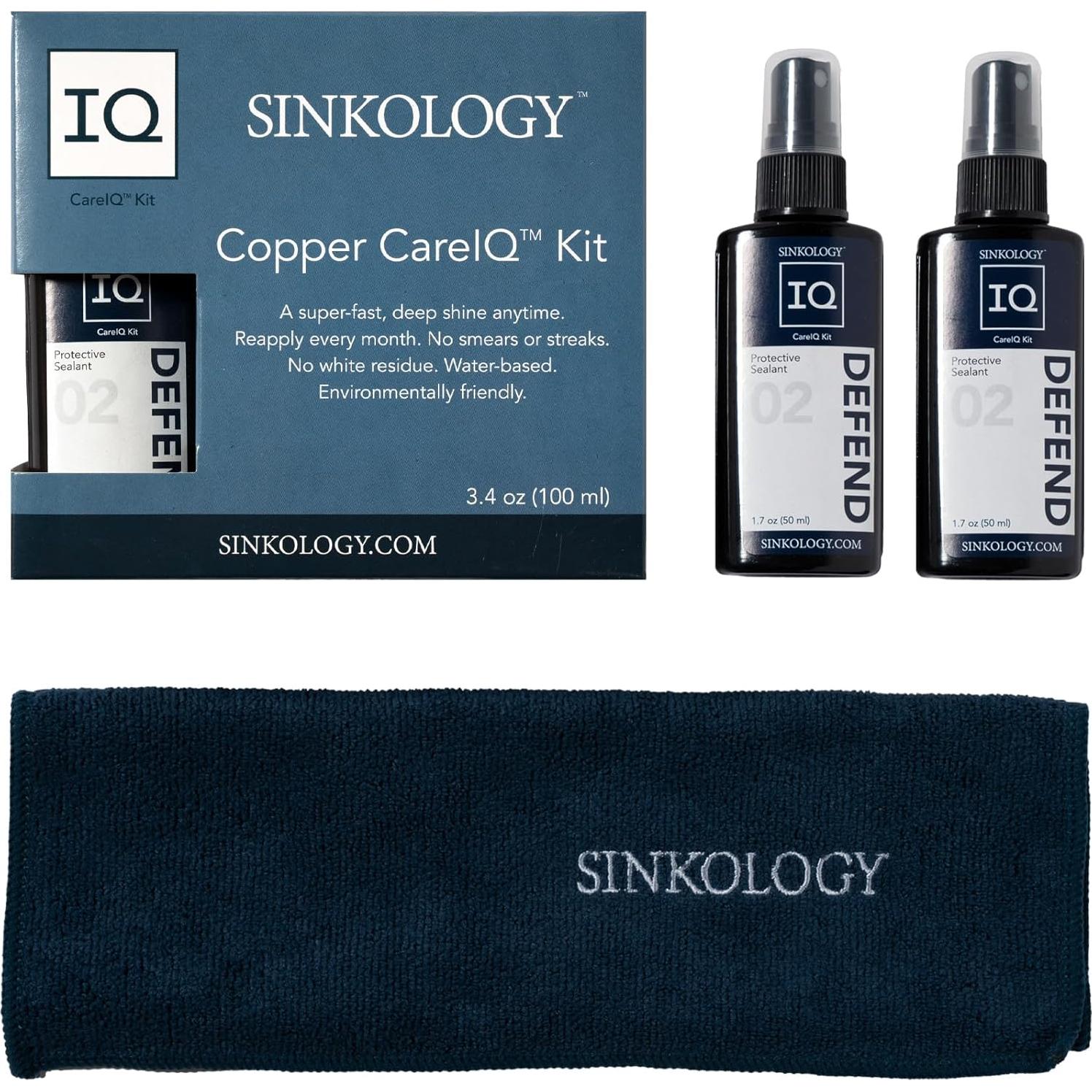Kit de Cuidado IQ para Fregaderos de Cobre Sinkology