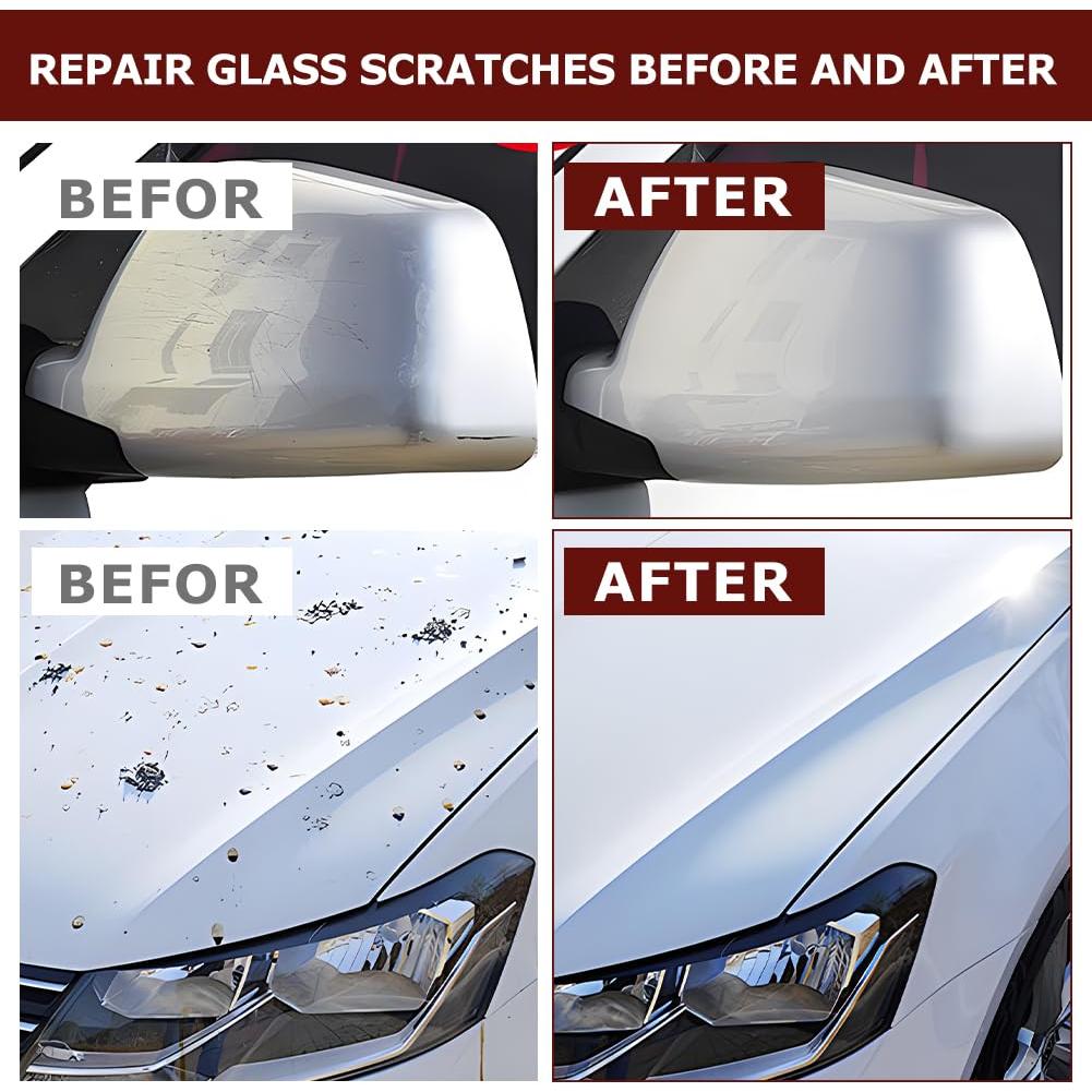 Kit de Pulido de Vidrio Jeukwud 34 Piezas Reparación Rayones