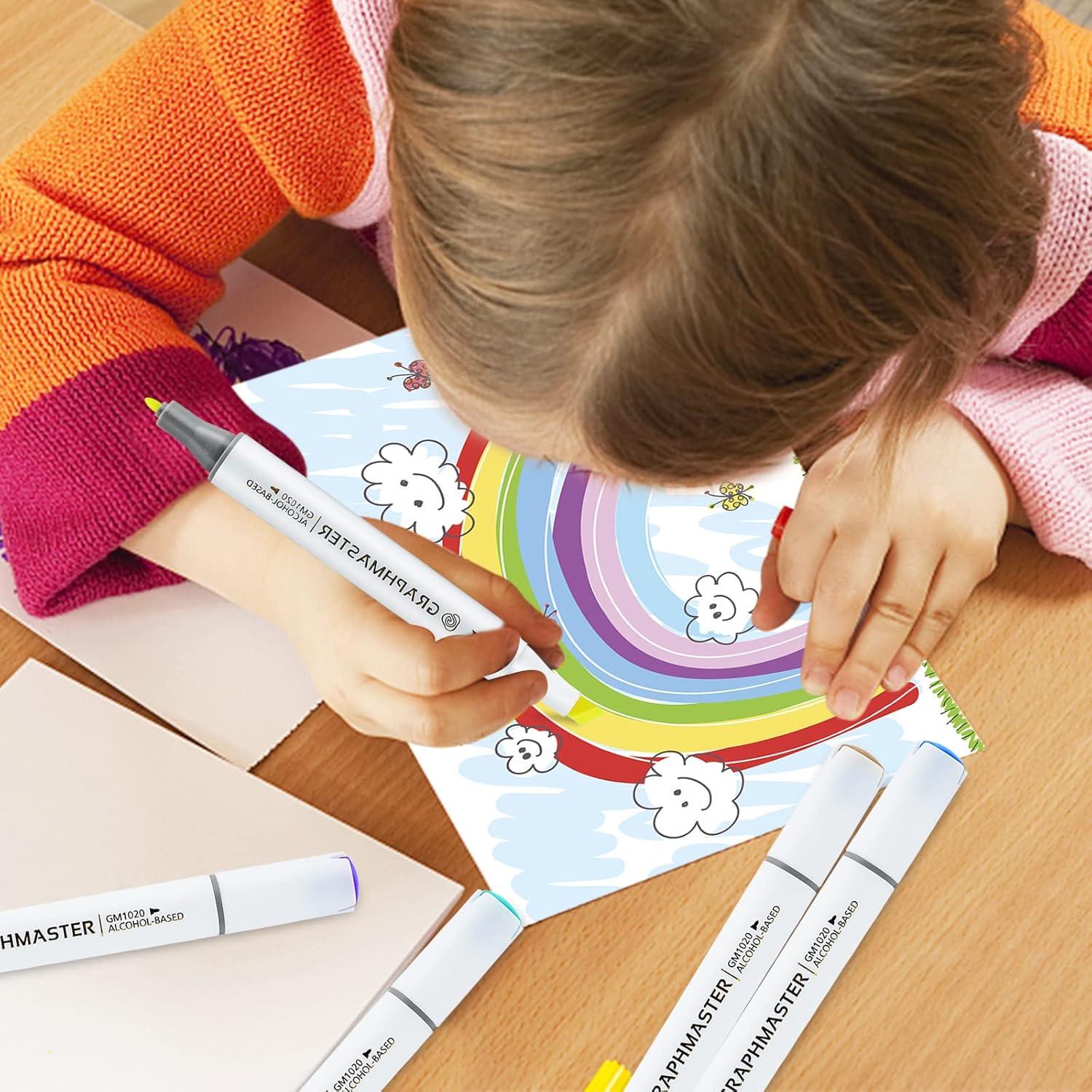 Paquete de 24 Marcadores de Tinta para Cuero Elesunory