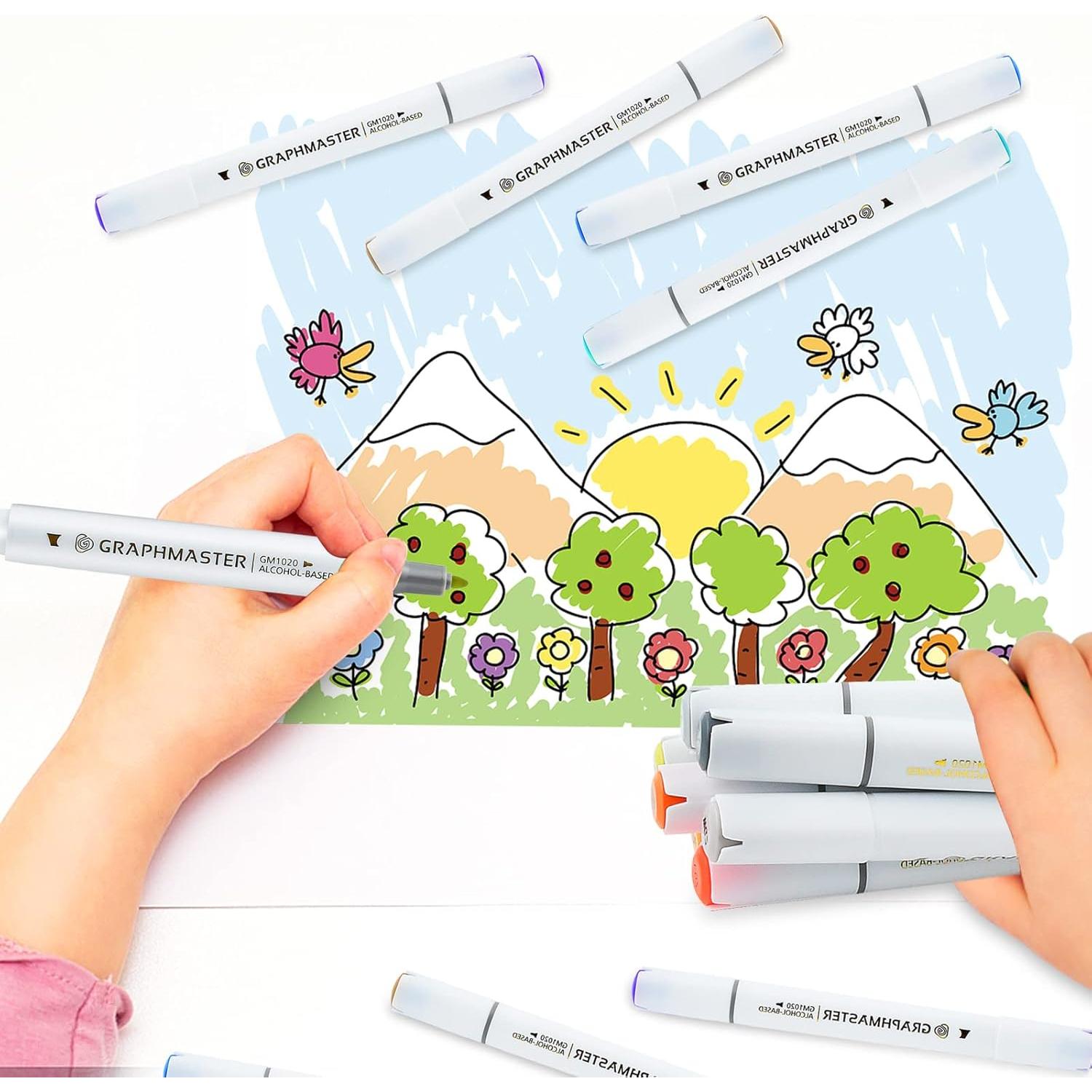 Paquete de 24 Marcadores de Tinta para Cuero Elesunory