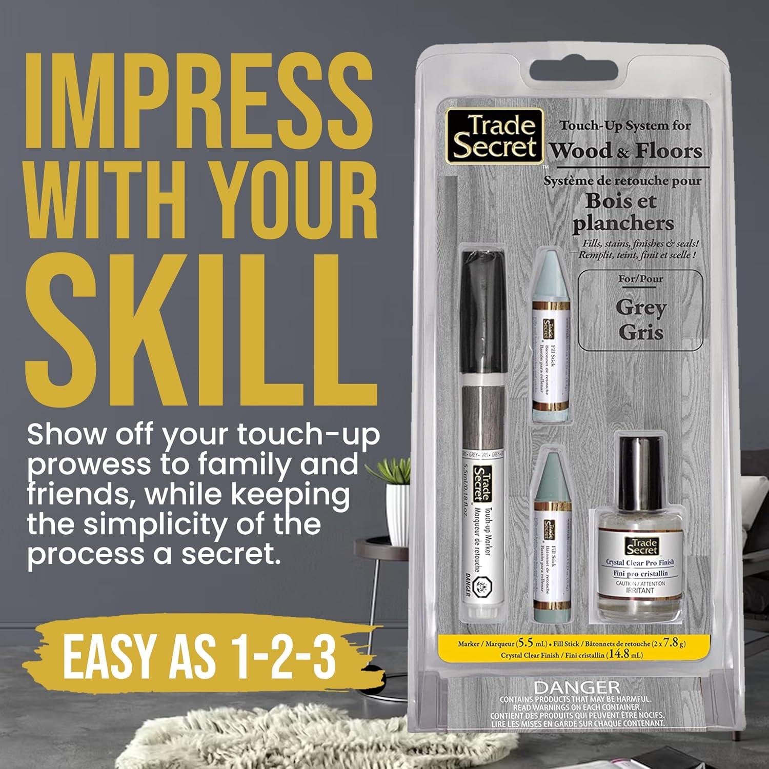 Juego de Reparación de Rayones en Madera Trade Secret Gris