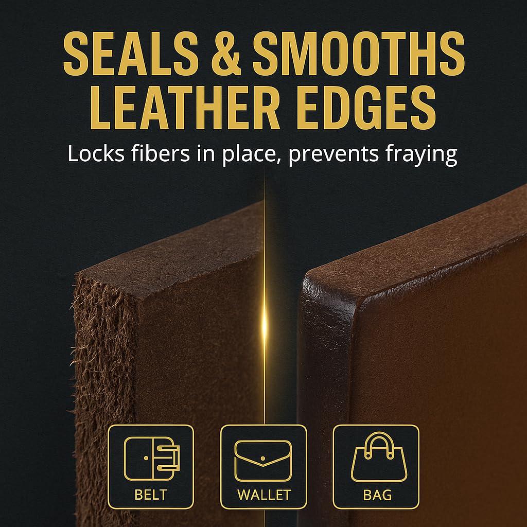 Kit de Acabado de Bisel de Goma Eagle - 4oz para Cuero