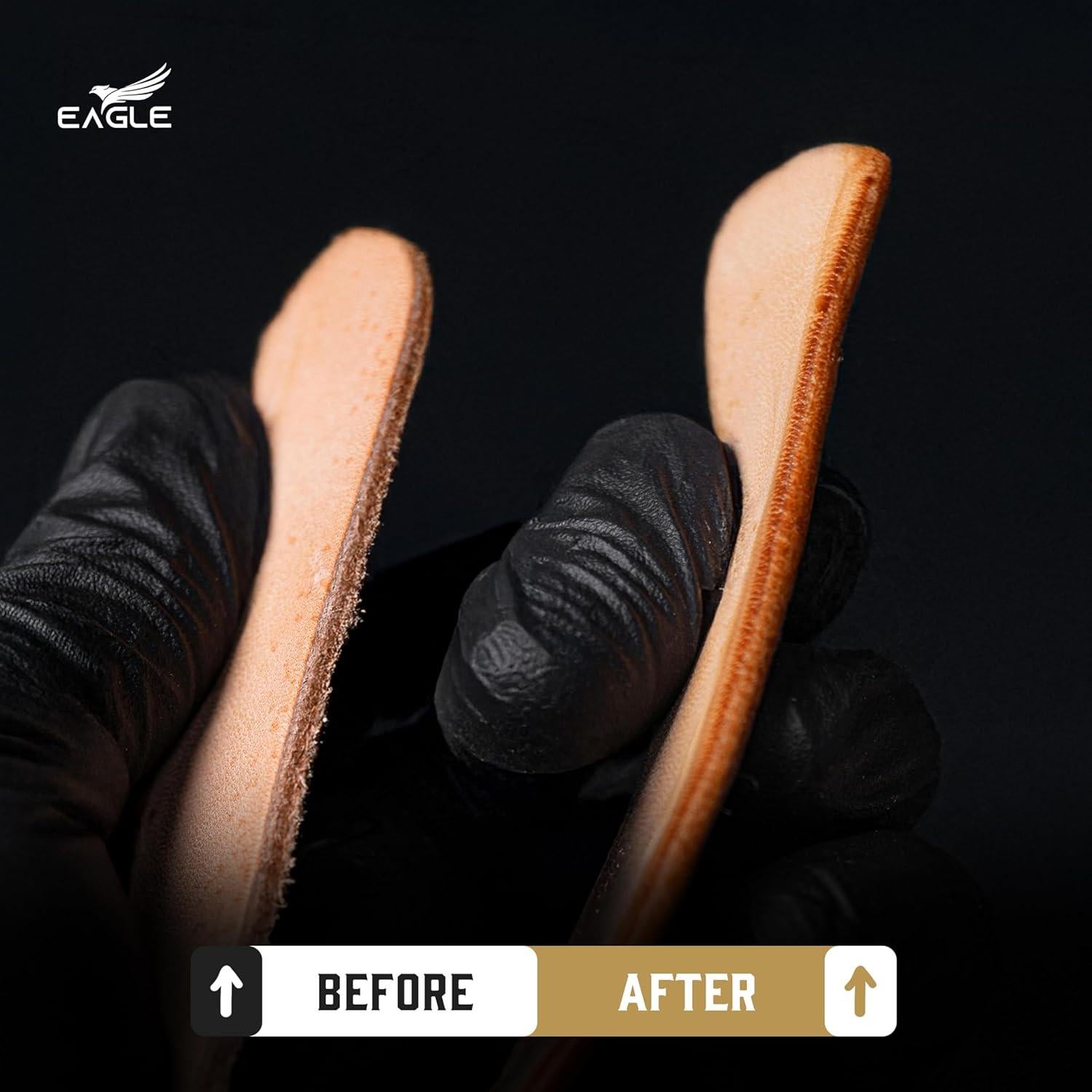 Kit de Acabado de Bisel de Goma Eagle - 4oz para Cuero